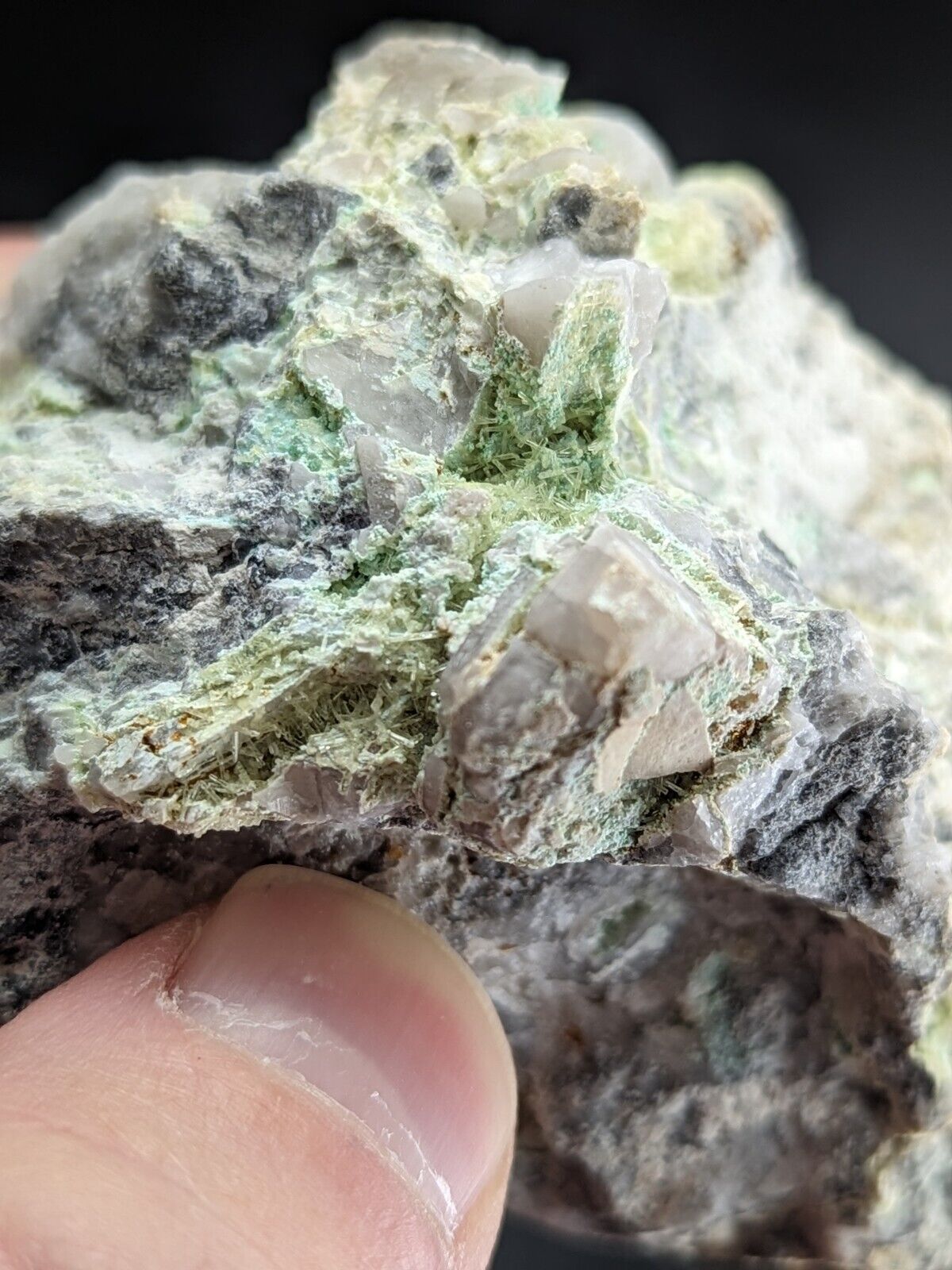 Wavellite with Variscite - Rare Old Stock - Polk County, Arkansas, Super Unique