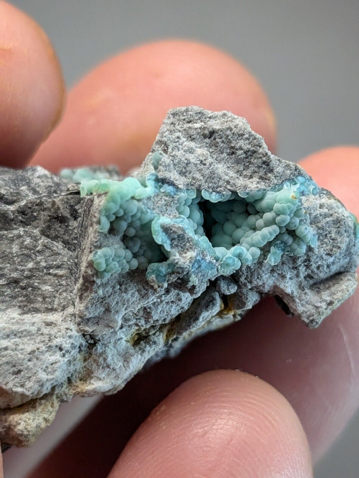 UV Reactive Planerite, Mauldin Mountain, Montgomery Co. Arkansas, USA(Old Stock)