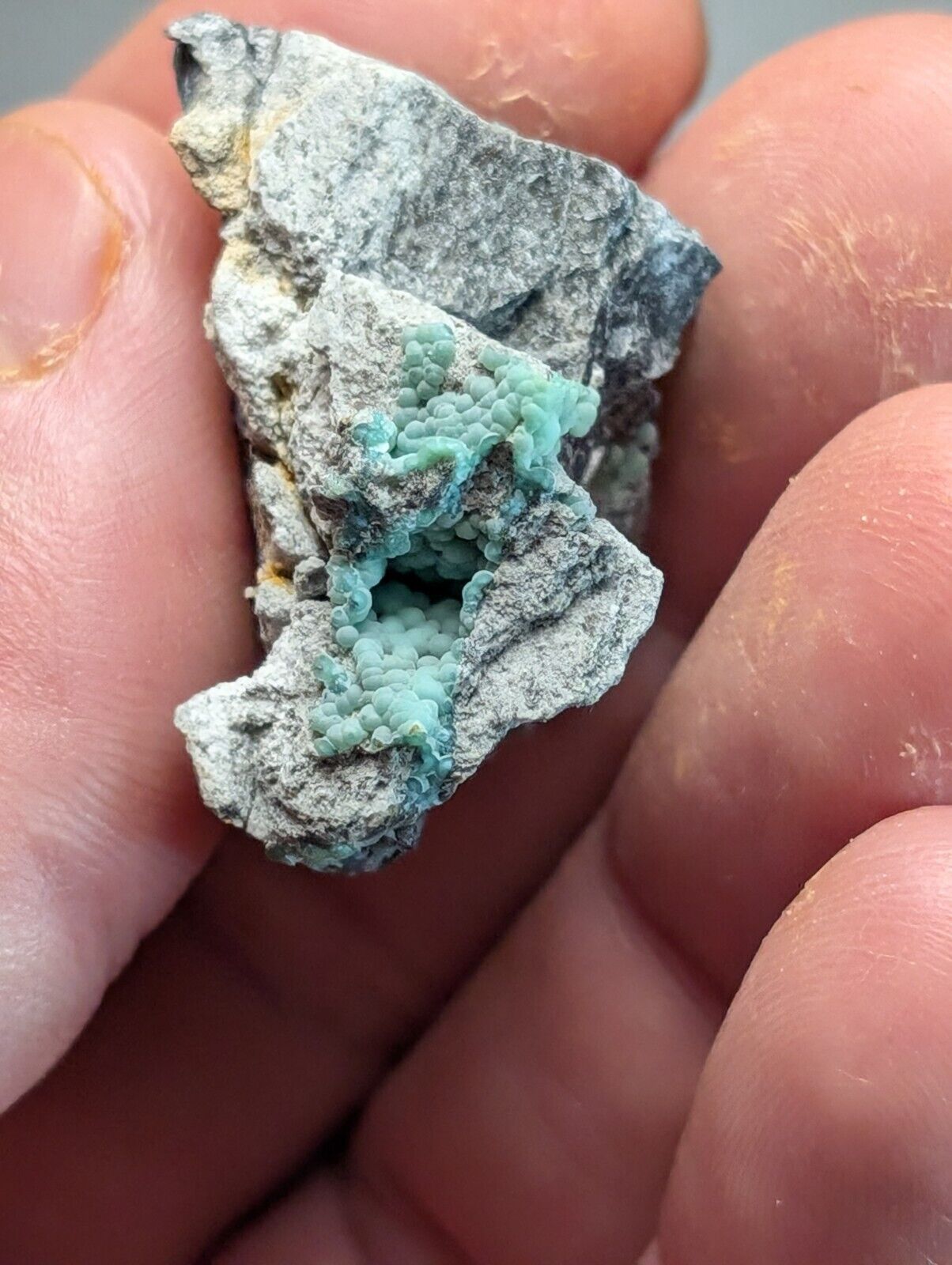 UV Reactive Planerite, Mauldin Mountain, Montgomery Co. Arkansas, USA(Old Stock)