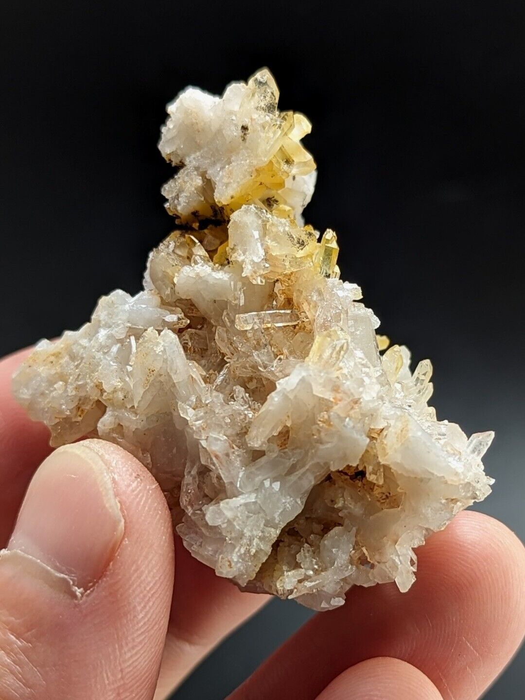 Unique Quartz Crystal Floater - Garland County, Arkansas, w/ natural iridescence