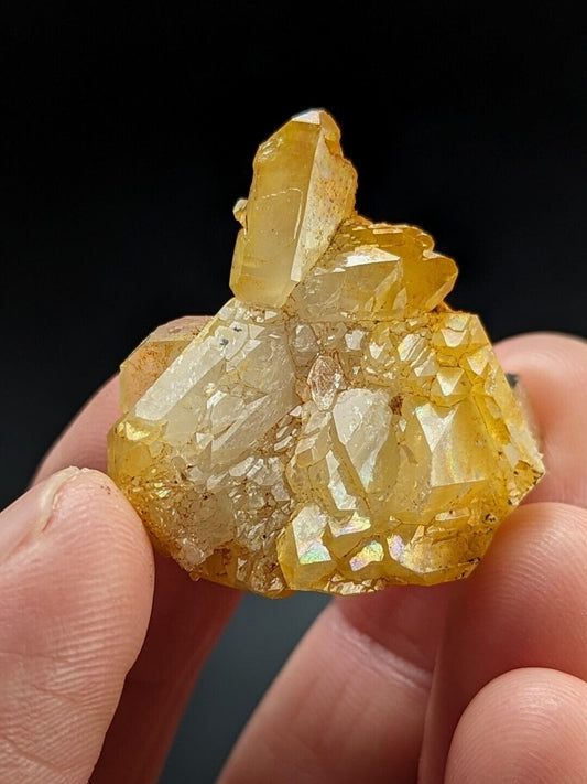 Unique Quartz Crystal Floater - Garland County, Arkansas, w/ natural iridescence