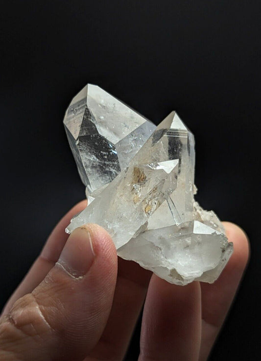 A+ Quartz Crystal Cluster, Old Stock, Garland co. Arkansas, w/ crystal bridge!