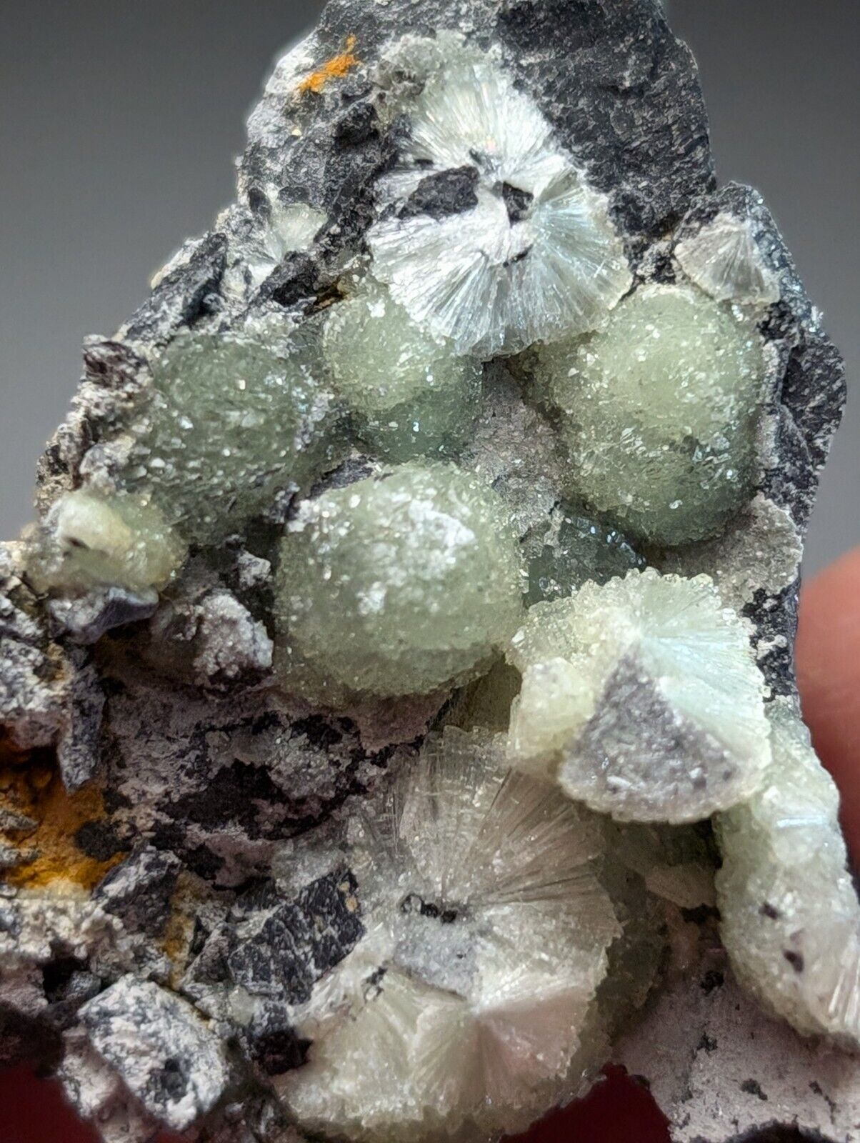 Amazing Wavellite Specimen (Arkansas, USA)  - OOAK Natural Crystal Cluster