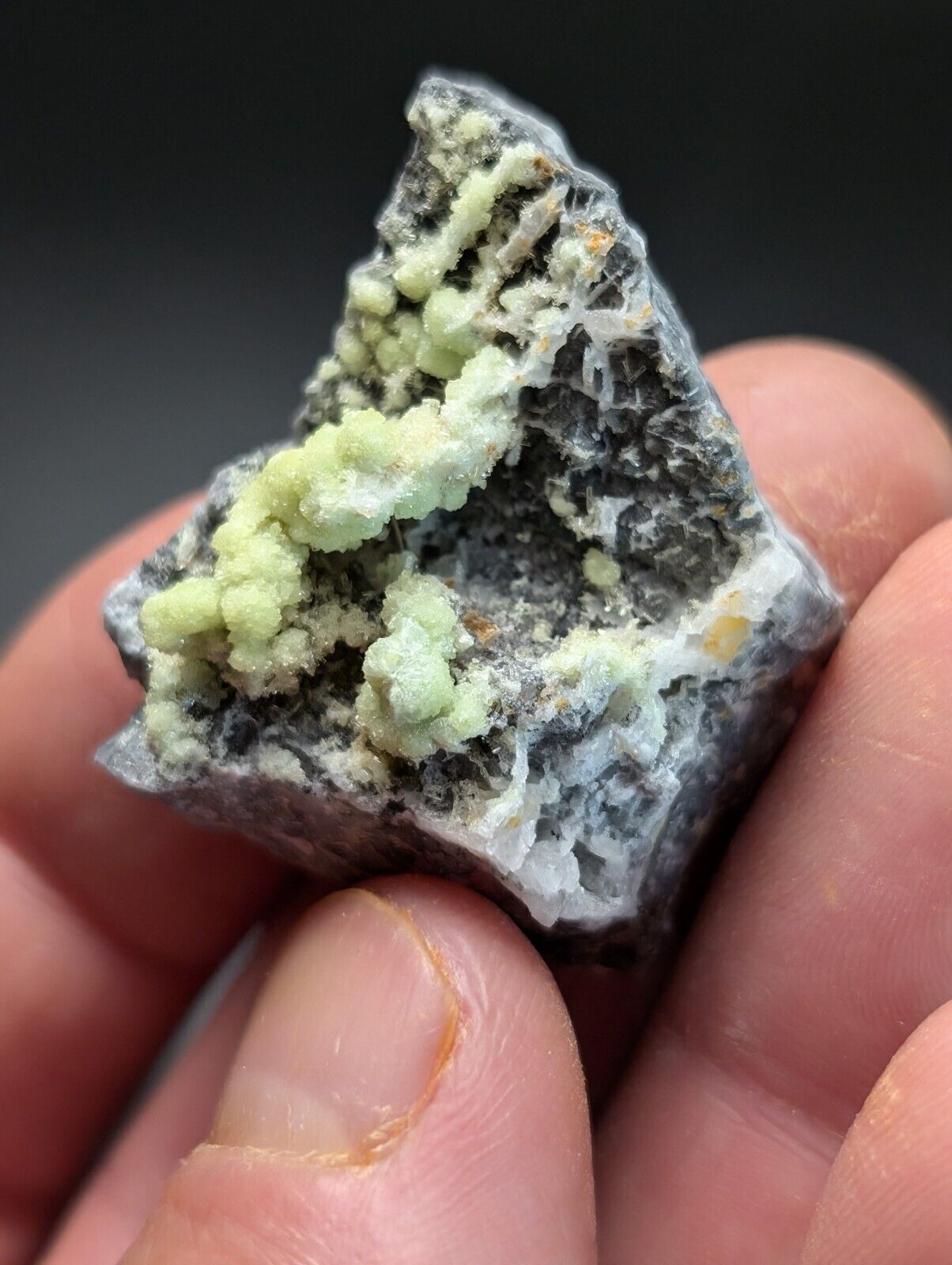 FluorWavellite - Rare! Intermixed With SiO2- Mauldin Mountain, Arkansas, ooak