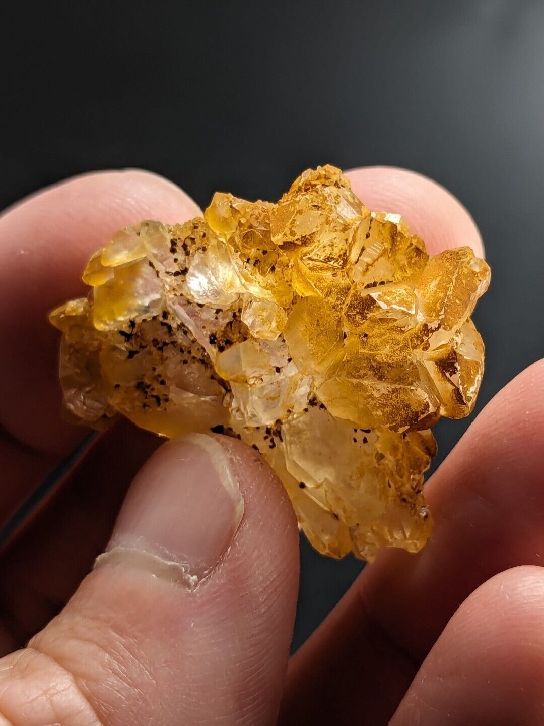 Unique Quartz Crystal Floater - Garland County, Arkansas, w/ natural iridescence