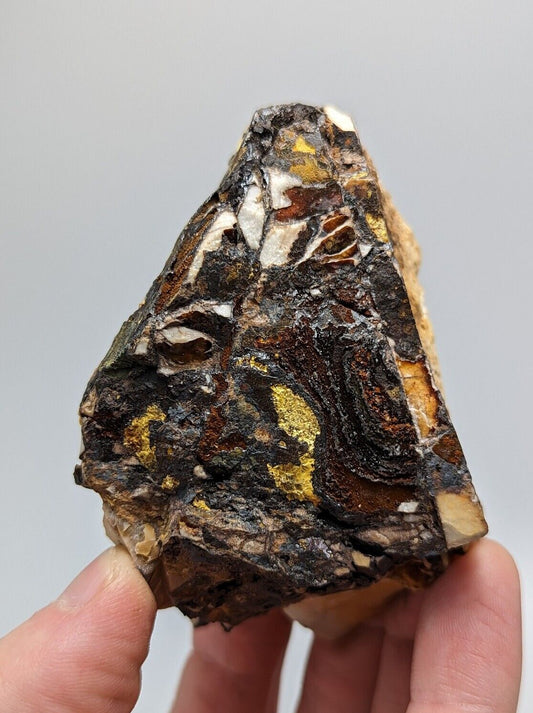 Rare Cacoxenite, Rockbridgeite, Kidwellite, Etc -York Mine, Polk Co, Arkansas