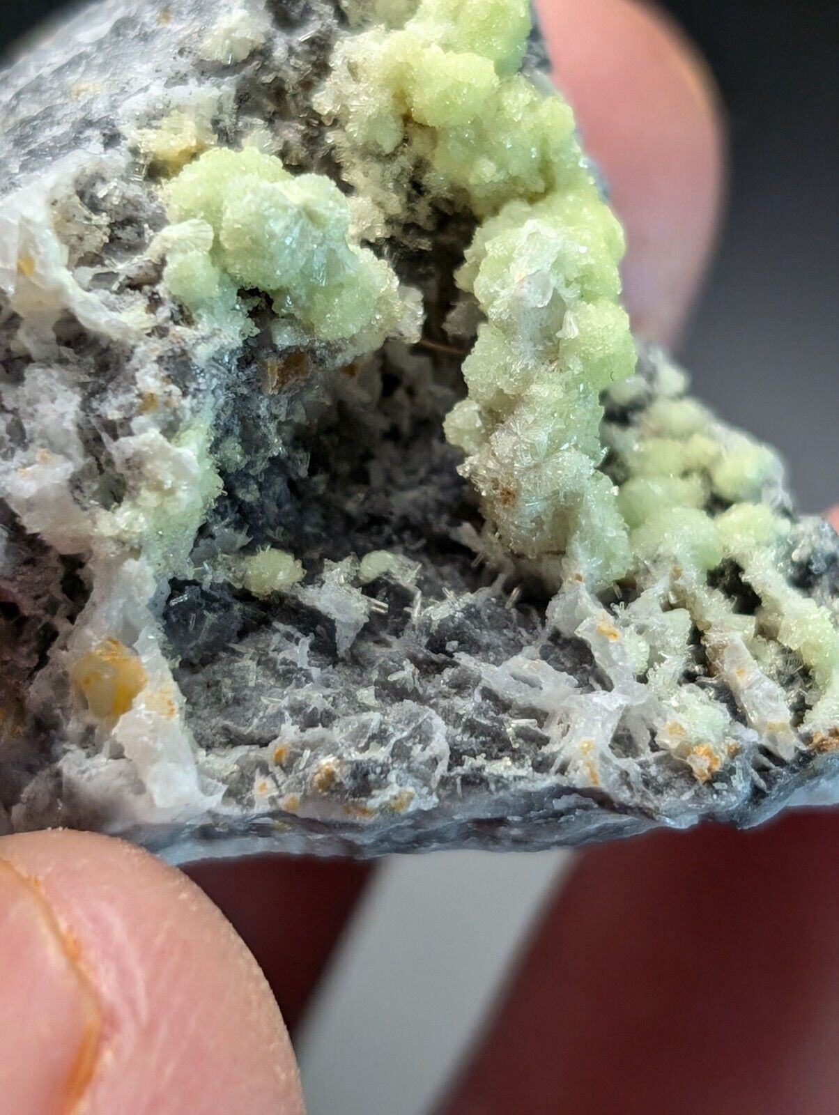 FluorWavellite - Rare! Intermixed With SiO2- Mauldin Mountain, Arkansas, ooak