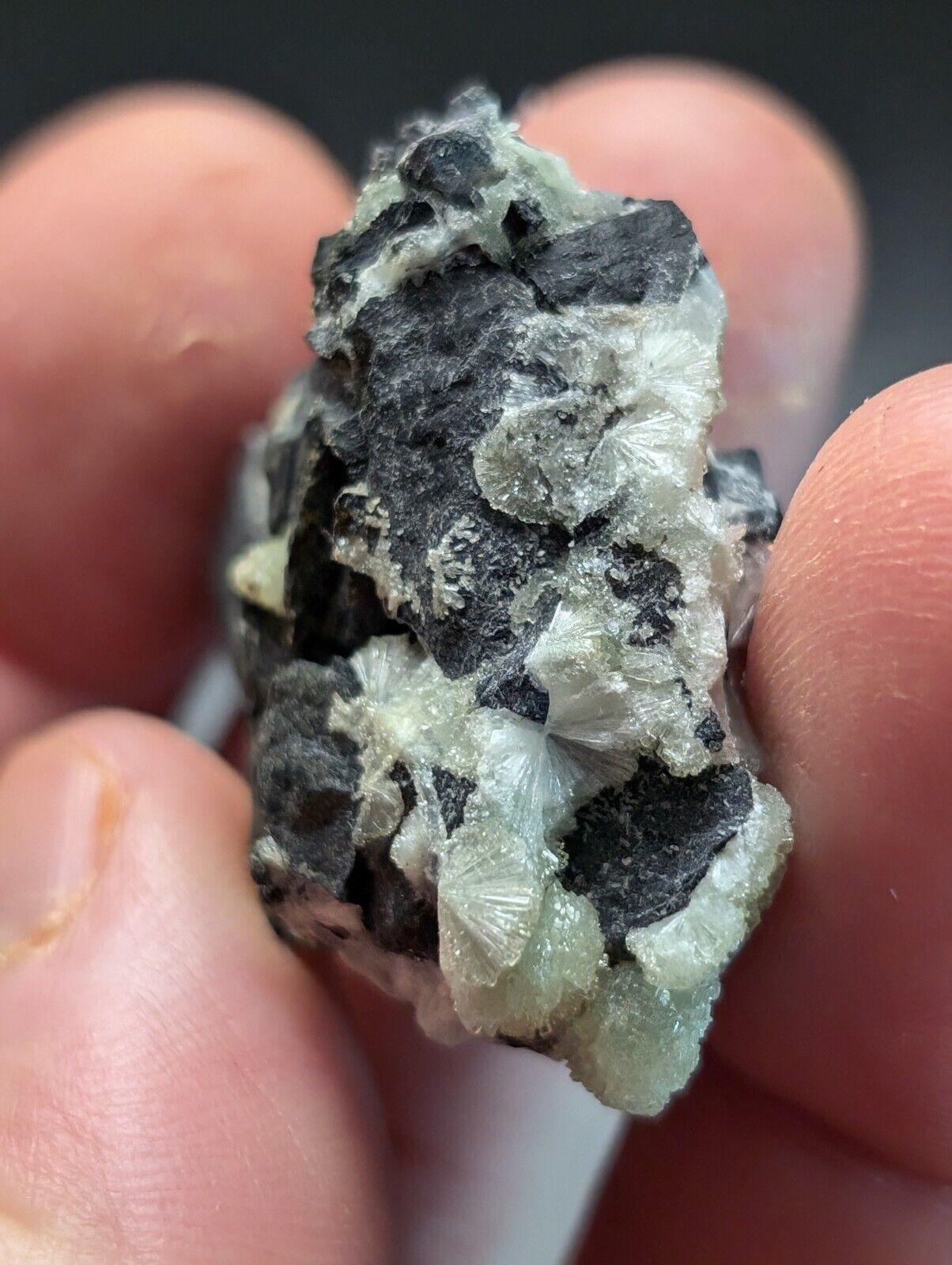 Amazing Wavellite Specimen (Arkansas, USA)  - OOAK Natural Crystal Cluster