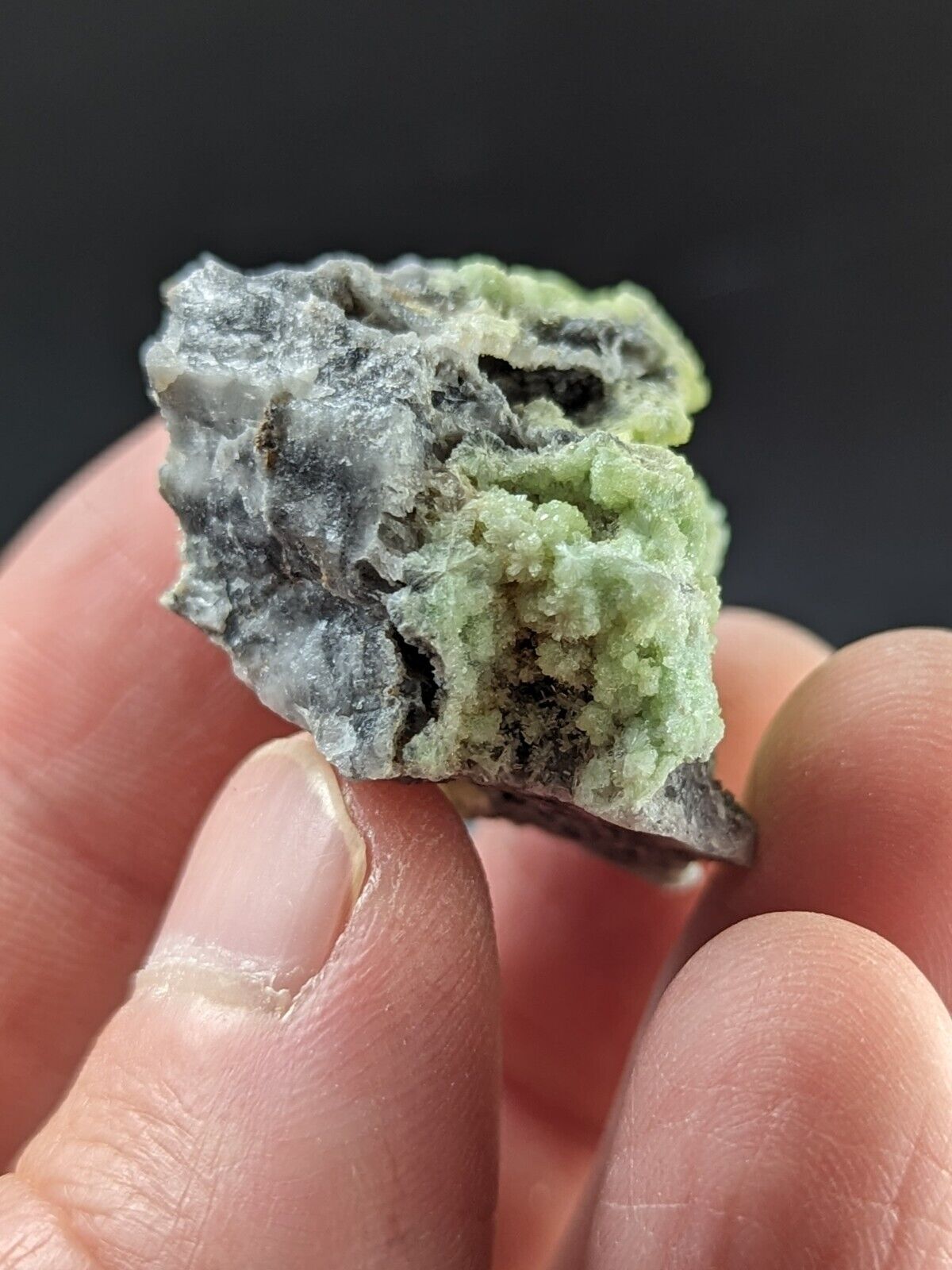 FluorWavellite - Rare! Intermixed With SiO2- Mauldin Mountain, Arkansas, ooak