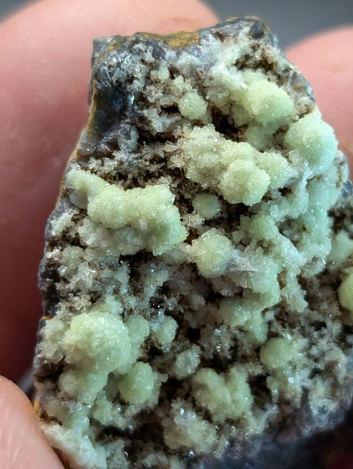 FluorWavellite - Rare! Intermixed With SiO2- Mauldin Mountain, Arkansas, ooak