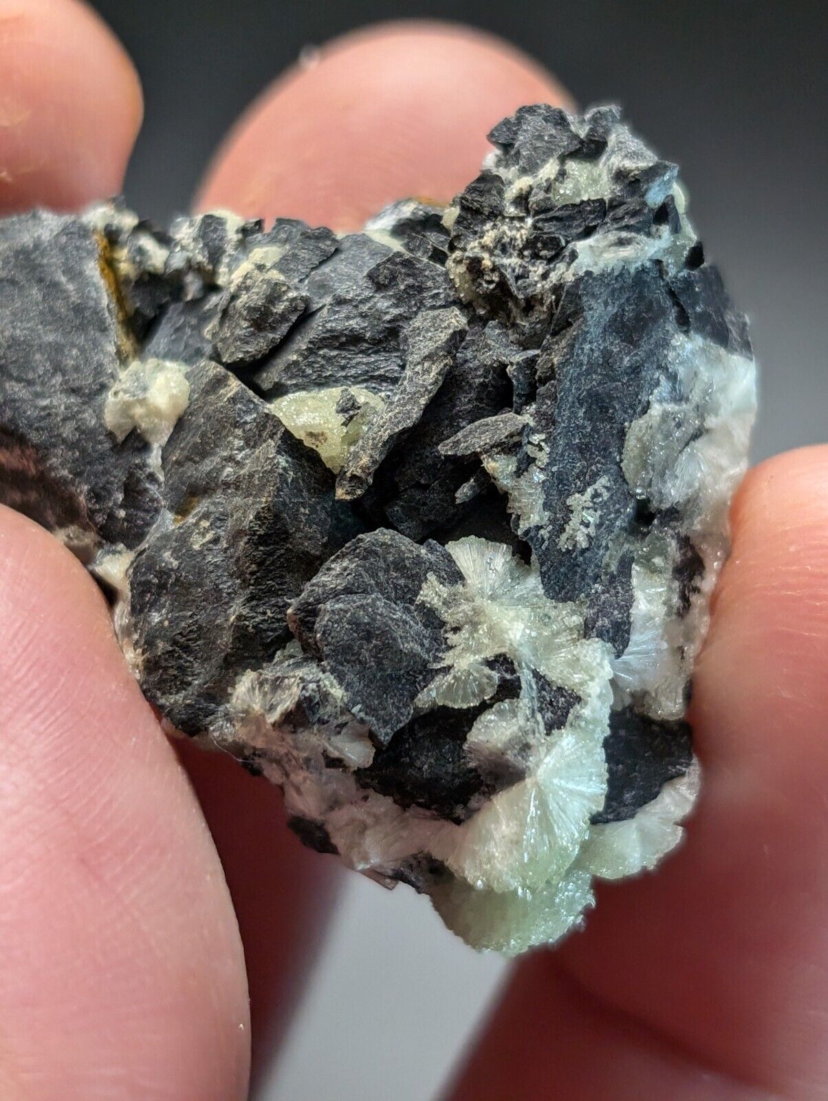 Amazing Wavellite Specimen (Arkansas, USA)  - OOAK Natural Crystal Cluster