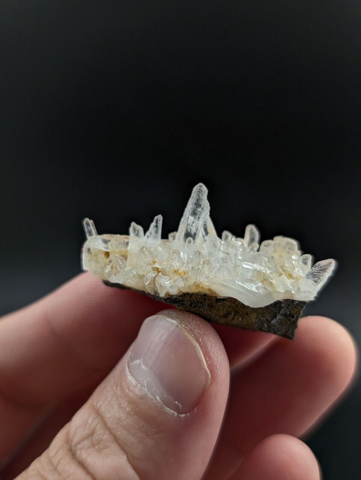 Amazing Jeffrey Quarry Quartz Crystal Cluster, Natural Arkansas Mineral Specimen