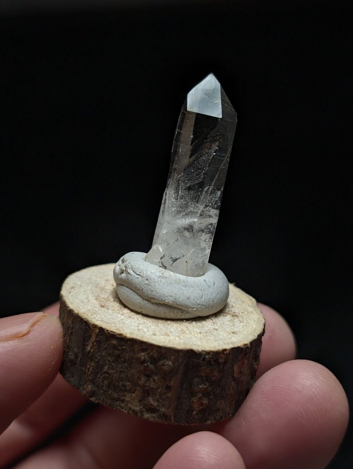 Arkansas Quartz Crystal Point - OOAK, natural mineral specimen, AR, USA