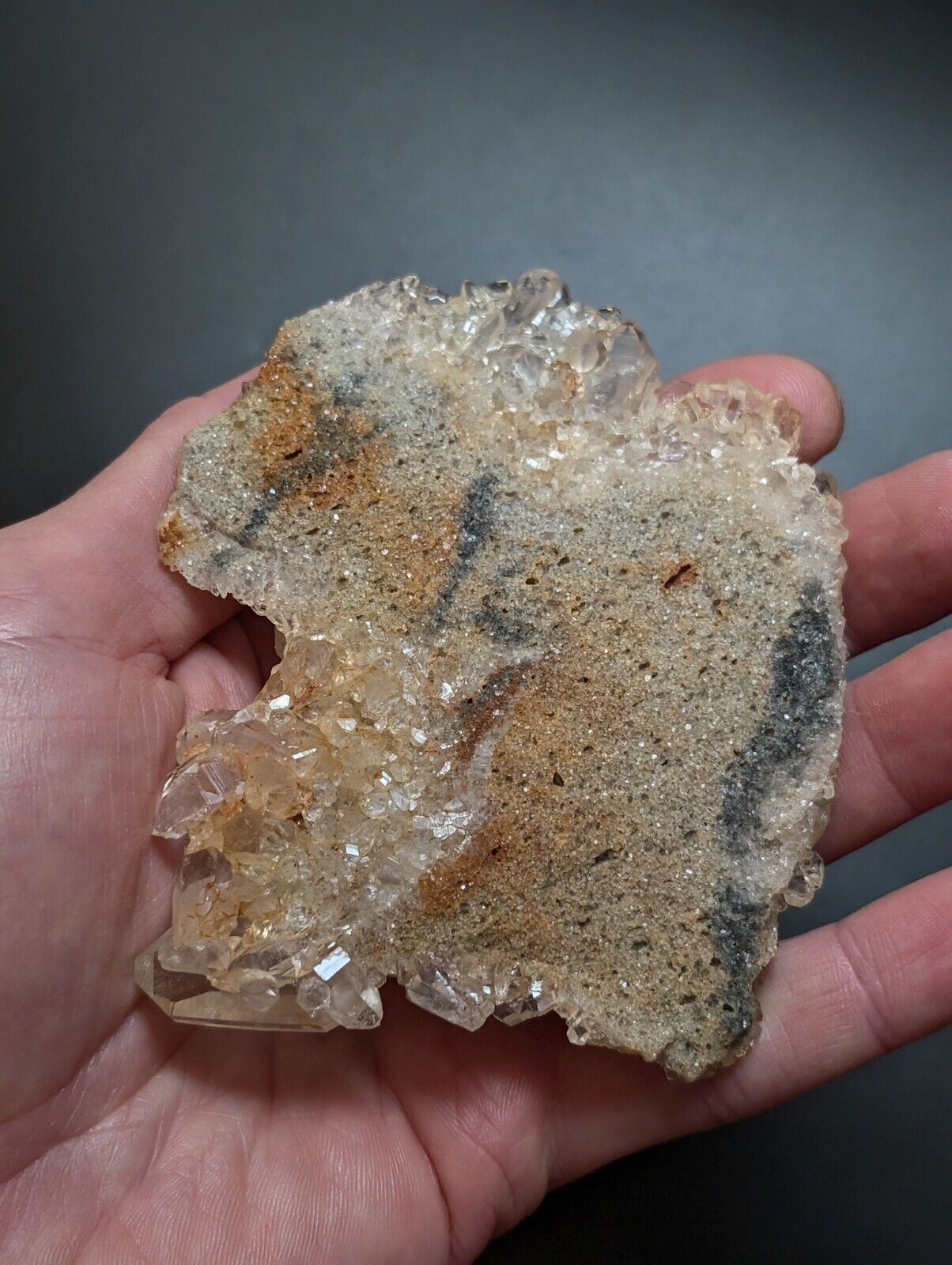 A+ Quartz Crystal Cluster, Amazing Old Stock, Montgomery County, Arkansas, ooak