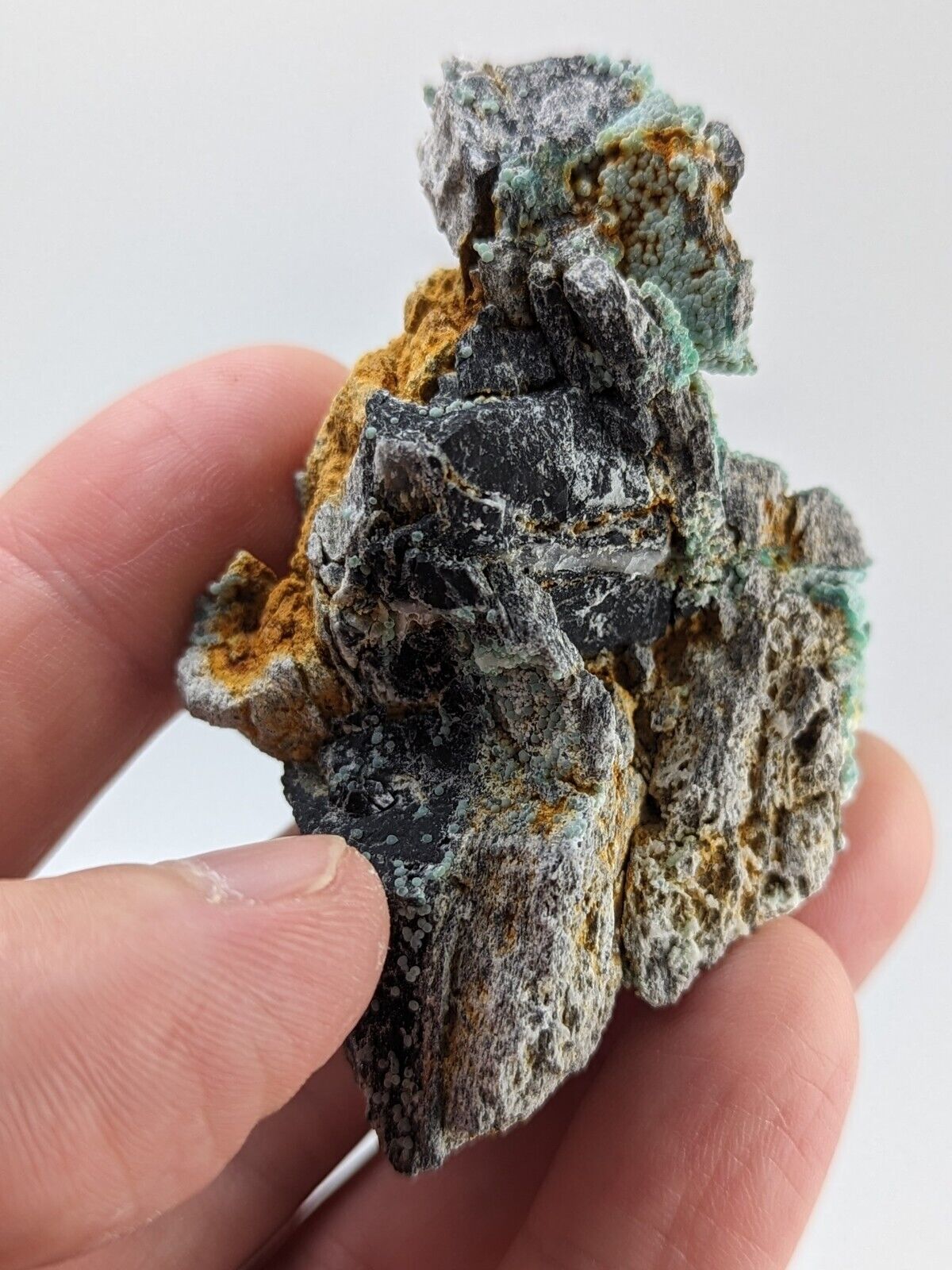 Blue Planerite, Mauldin Mountain, Montgomery Co. Arkansas, USA (Top Aesthetics)