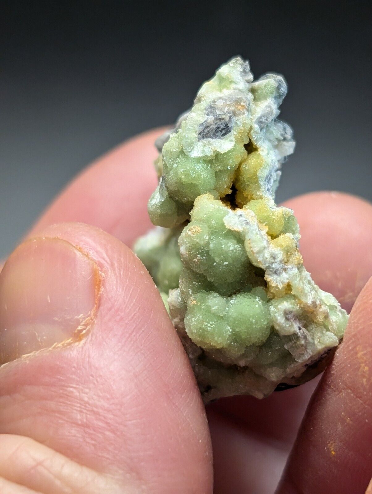 FluorWavellite - Rare! Intermixed With SiO2- Mauldin Mountain, Arkansas, ooak