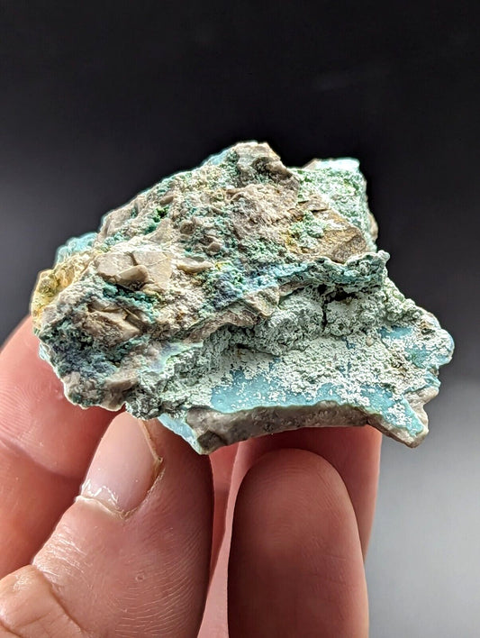 Blue Planerite / Turquoise Group - Polk County, Arkansas, old stock