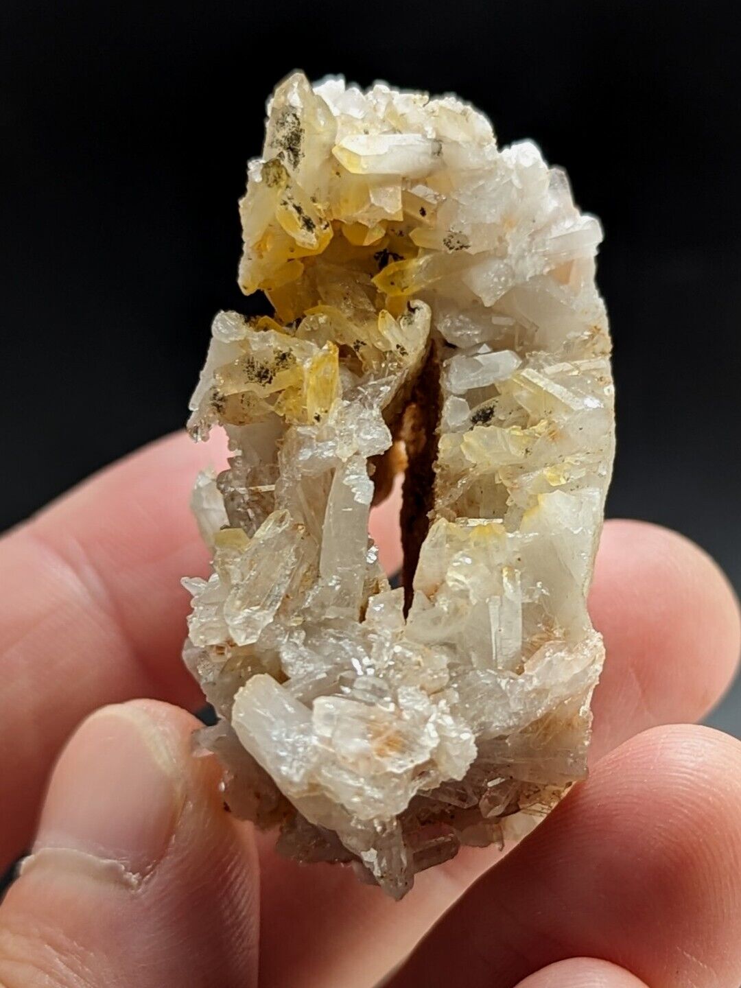 Unique Quartz Crystal Floater - Garland County, Arkansas, w/ natural iridescence