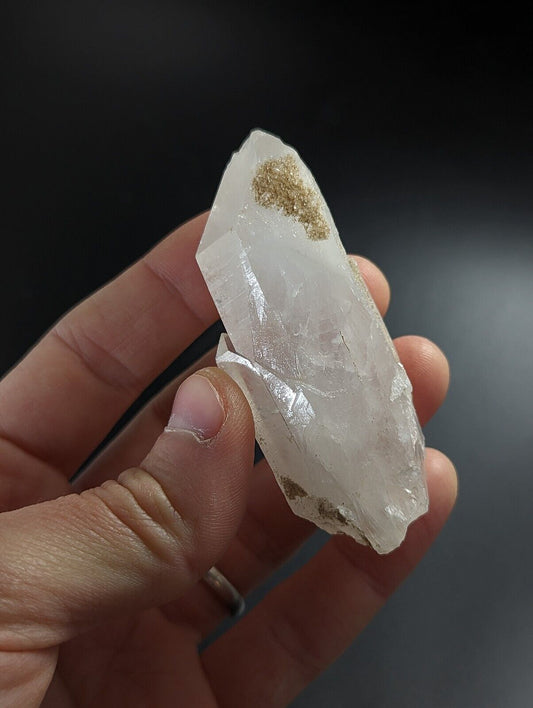 Cookeite on Quartz Crystal - Rare Old Stock - Pulaski County, Arkansas, ooak