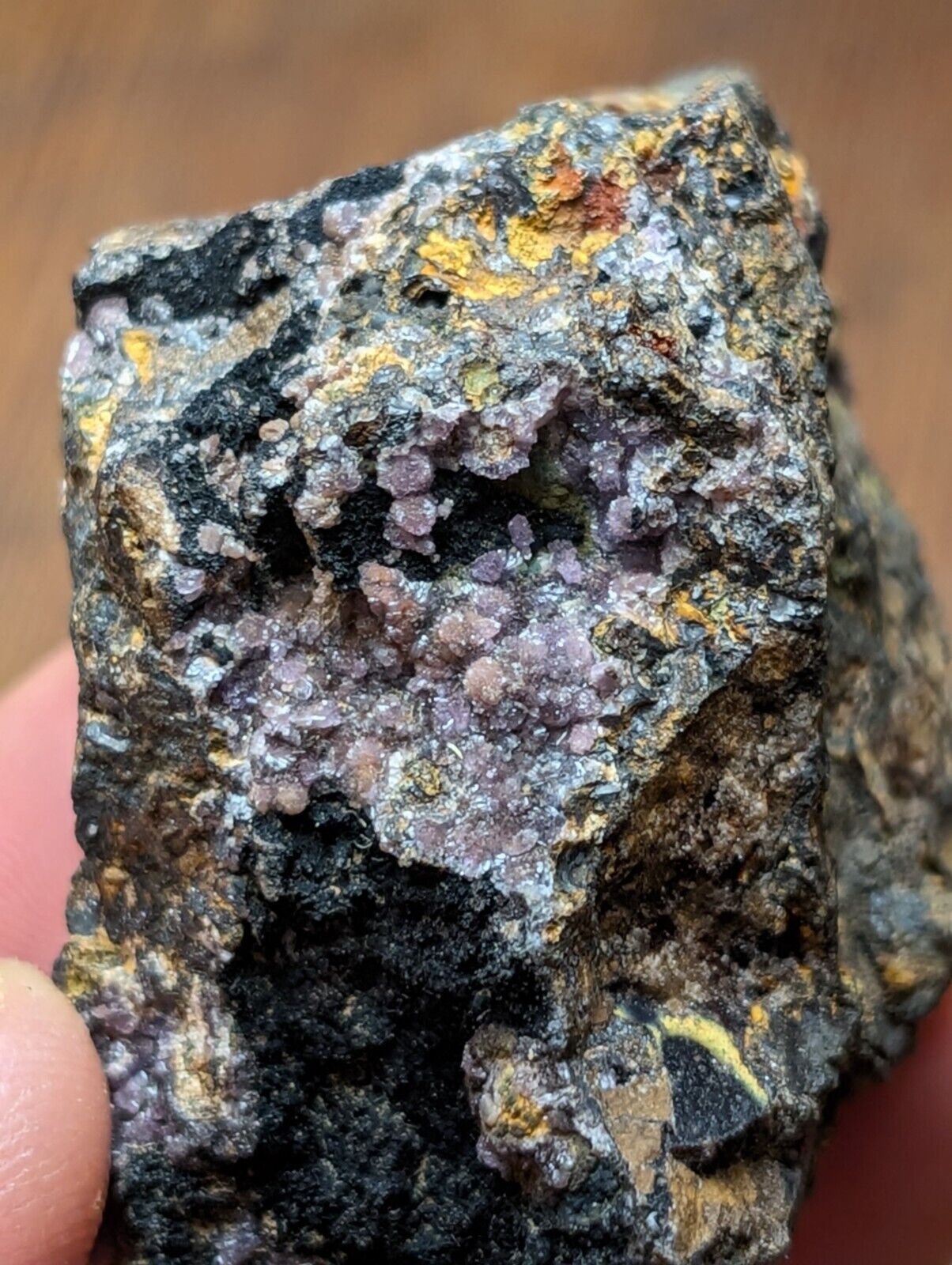 Strengite + other Iron Phosphates -Indian Mountain, Alabama, USA, Old Stock