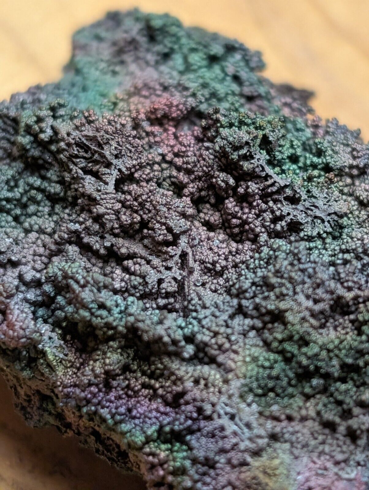 Turgite, Iridescent Hematite Specimen, Graves Mountain, Georgia, USA, Old Stock