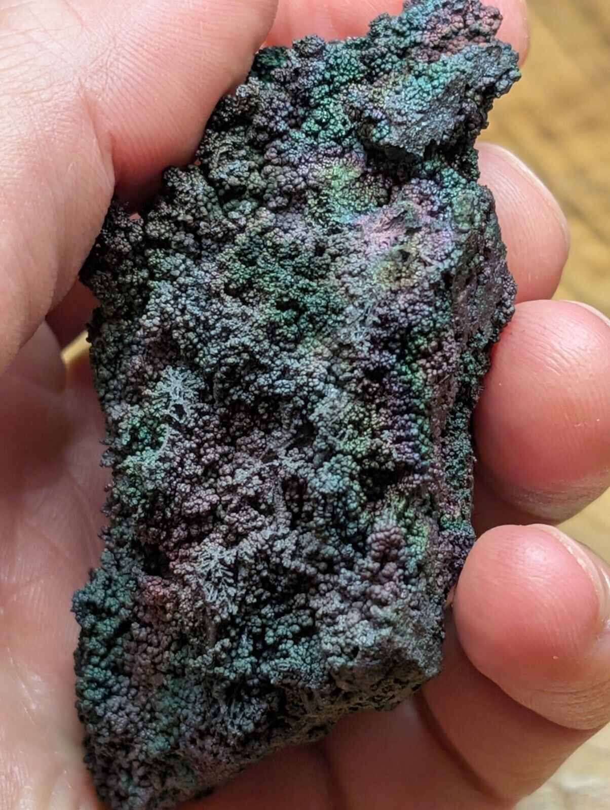 Turgite, Iridescent Hematite Specimen, Graves Mountain, Georgia, USA, Old Stock