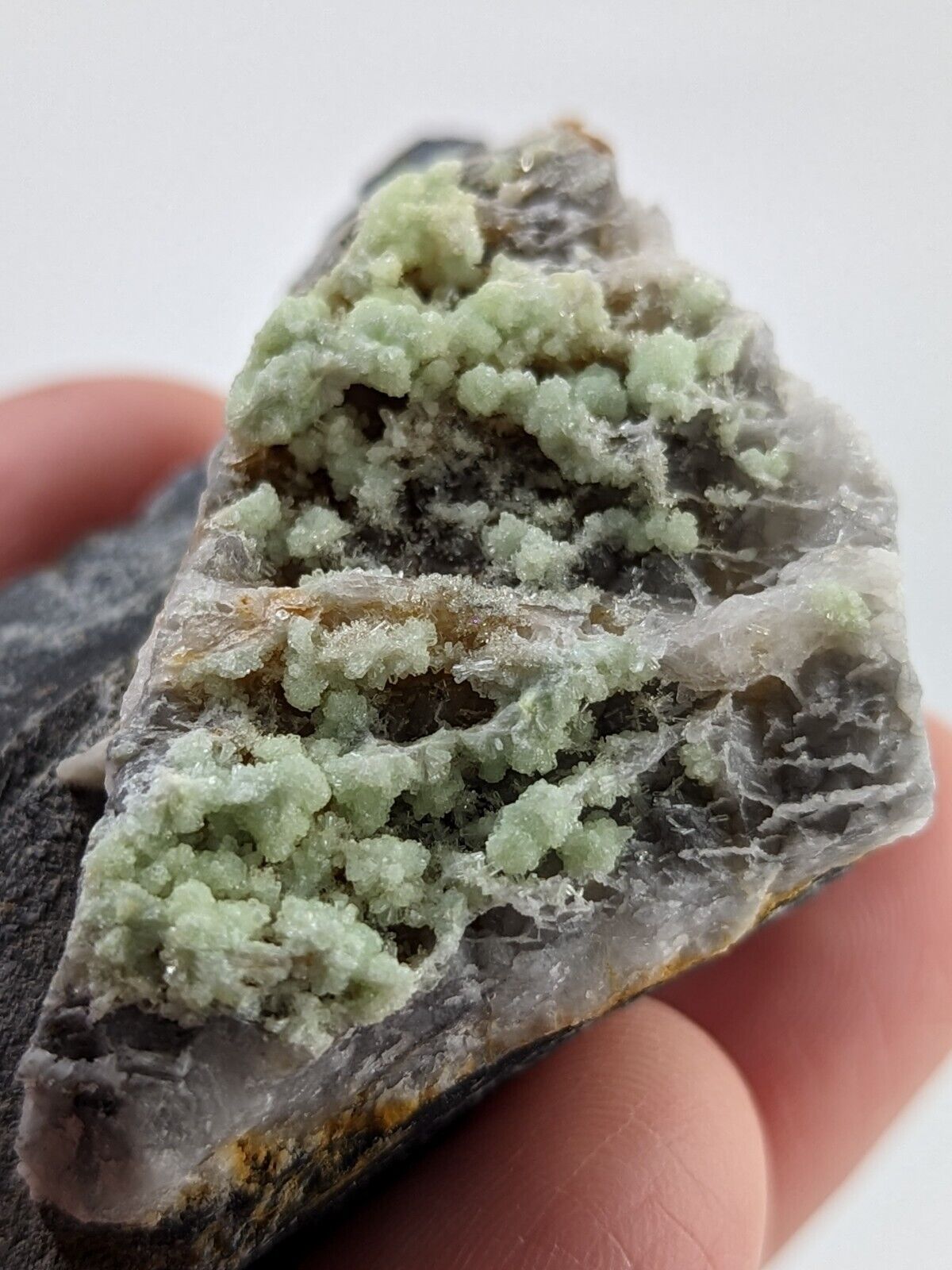 FluorWavellite - Rare! Intermixed With SiO2- Mauldin Mountain, Arkansas, ooak