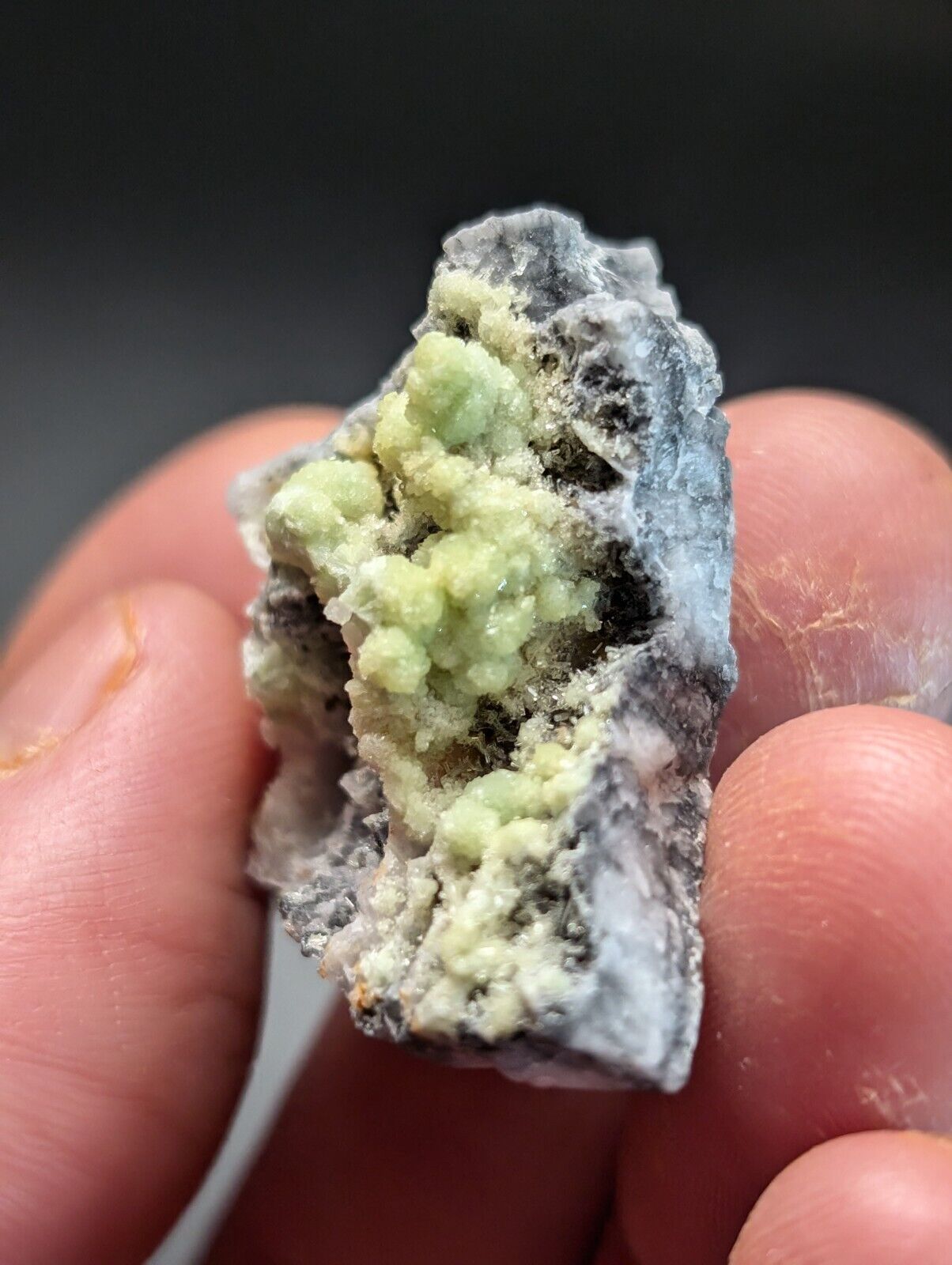 FluorWavellite - Rare! Intermixed With SiO2- Mauldin Mountain, Arkansas, ooak