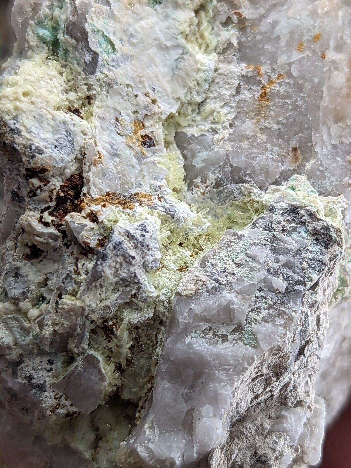 Wavellite with Variscite - Rare Old Stock - Polk County, Arkansas, Super Unique