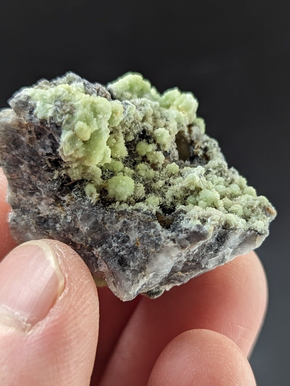 FluorWavellite - Rare! Intermixed With SiO2- Mauldin Mountain, Arkansas, ooak