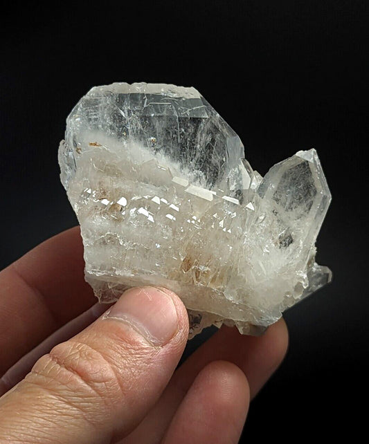 Unique Faden Quartz Crystal Cluster, Old Stock, Montgomery County , Arkansas