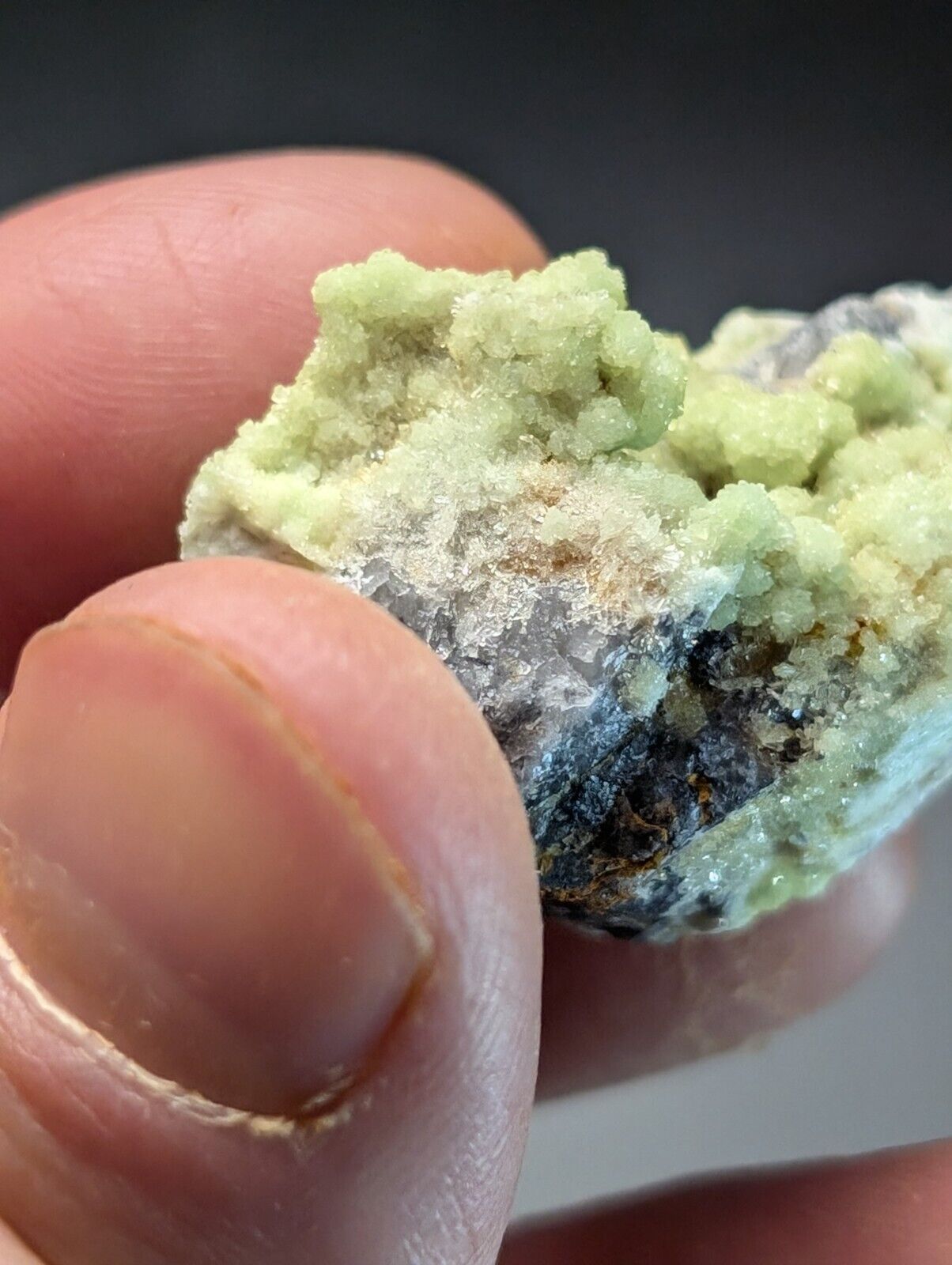 FluorWavellite - Rare! Intermixed With SiO2- Mauldin Mountain, Arkansas, ooak