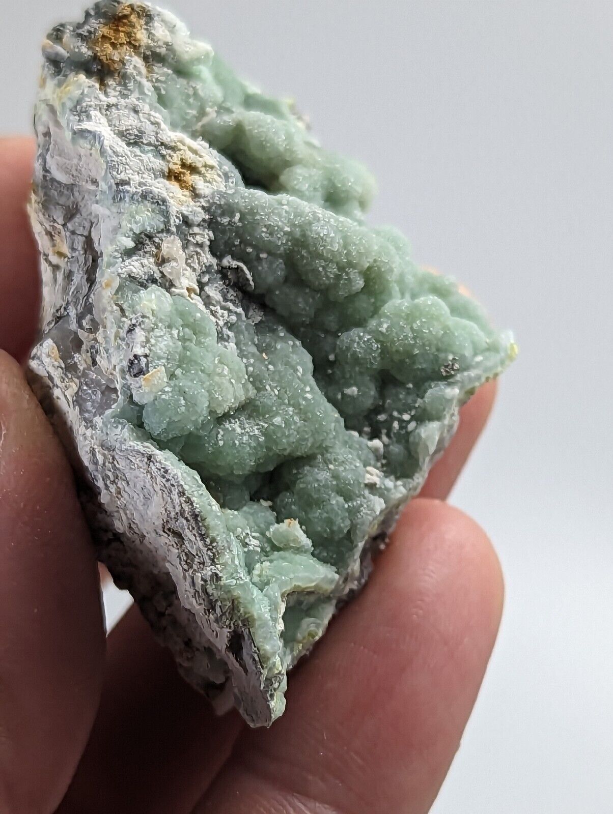 Wavellite on Quartz - Mauldin Mountain, Montgomery County, Arkansas