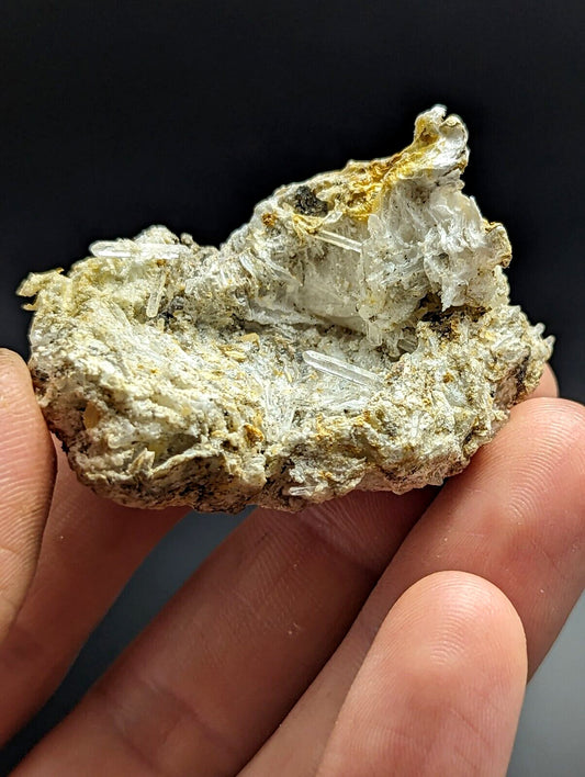 Jeffrey Quarry Quartz Crystals in Rectorite, Ultra Rare, Arkansas Old Stock