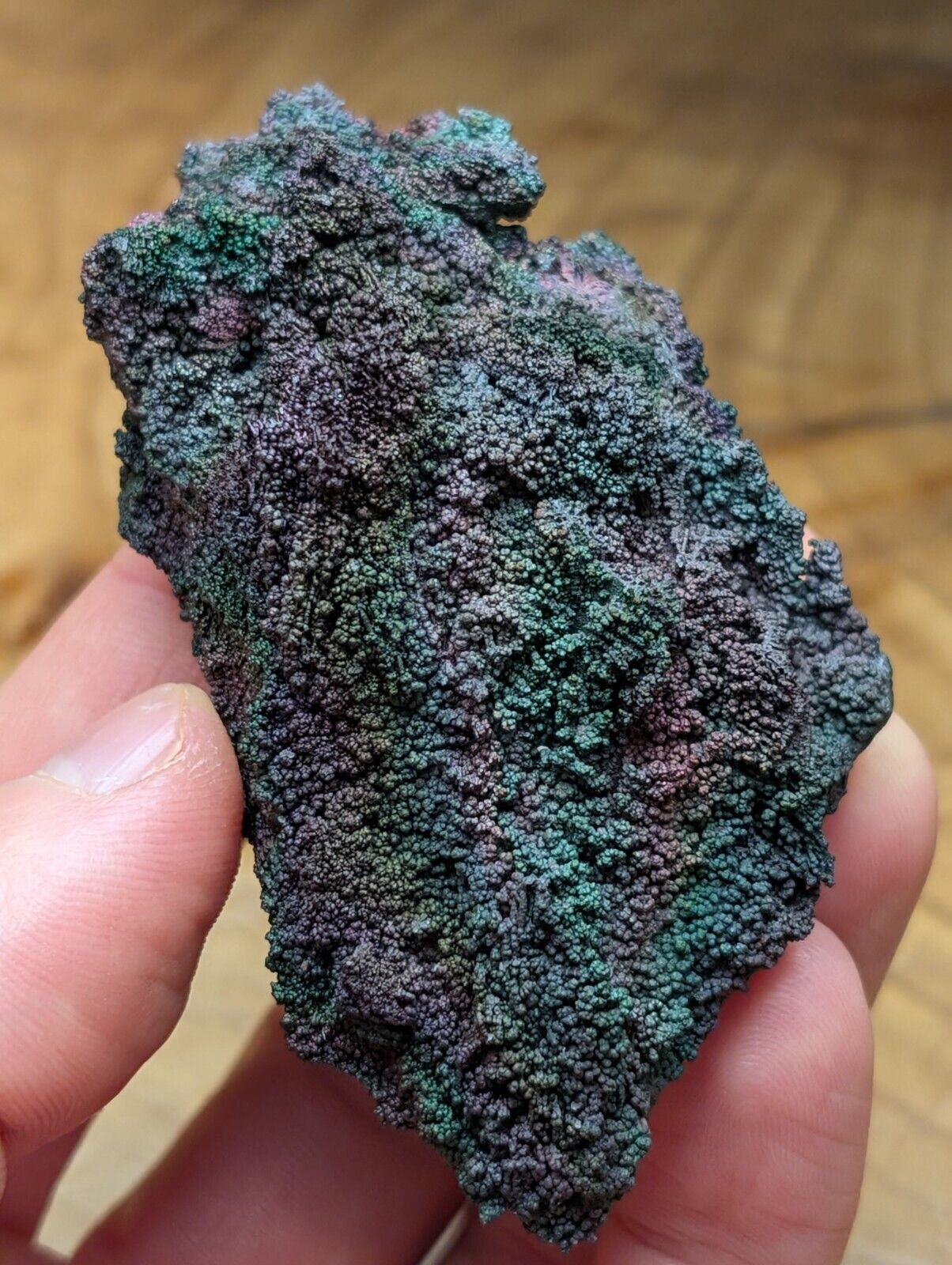 Turgite, Iridescent Hematite Specimen, Graves Mountain, Georgia, USA, Old Stock