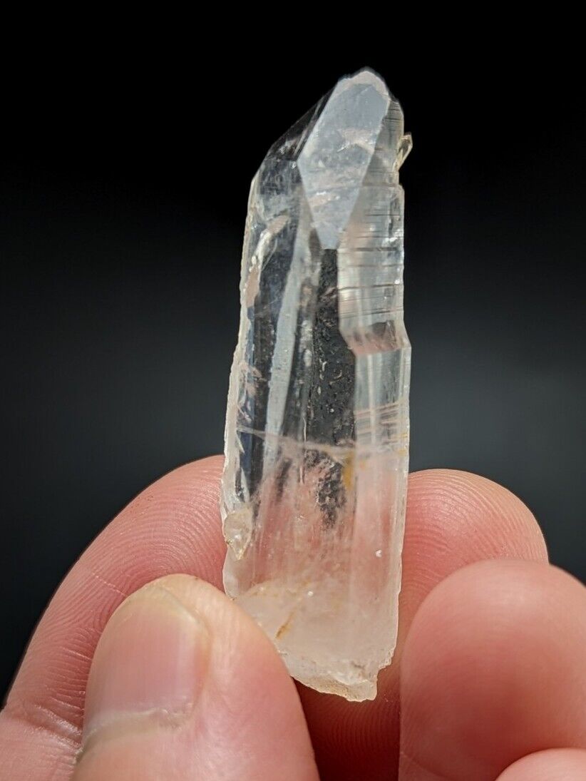 Clear Quartz Crystal Point- Garland County, Arkansas, Old Stock