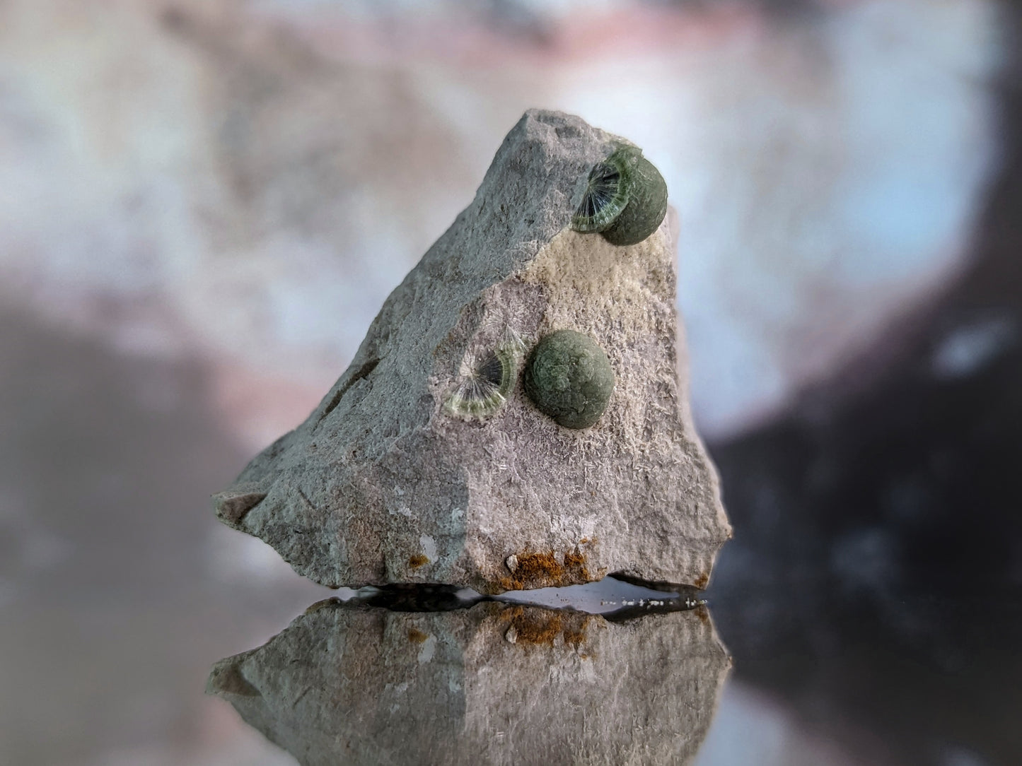 Wavellite - Old Stock - Delinde / Schmitt mine - Garland County, Arkansas