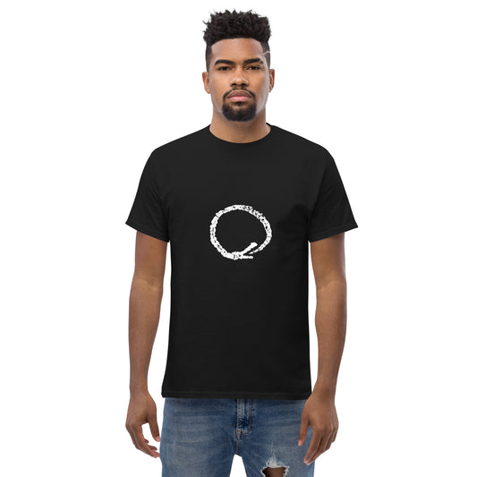 Ouroboros Tee (White Ink), unisex/mens/womens - Arkansas Minerals