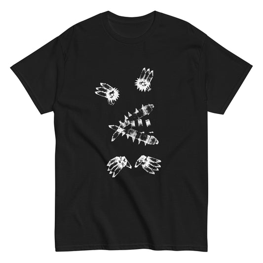 Crystal Creature #7 Tee (White Ink), unisex/mens/womens - Arkansas Minerals