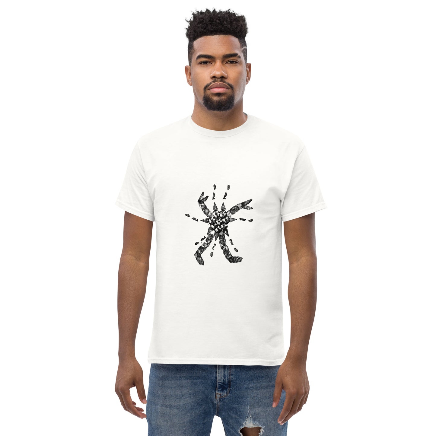 Crystal Creature Tee (Black Ink), unisex/mens/womens - Arkansas Minerals