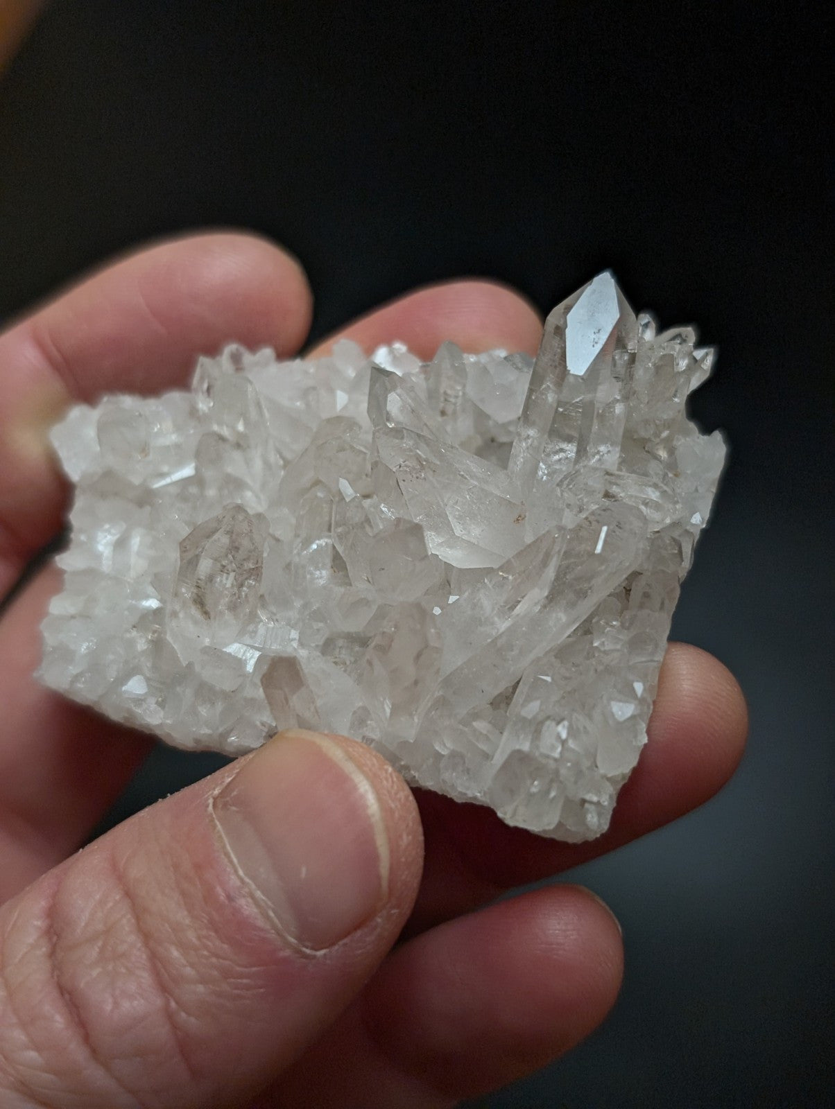 A+ Quartz Crystal Cluster, Old Stock, Montgomery County, Arkansas, ooak