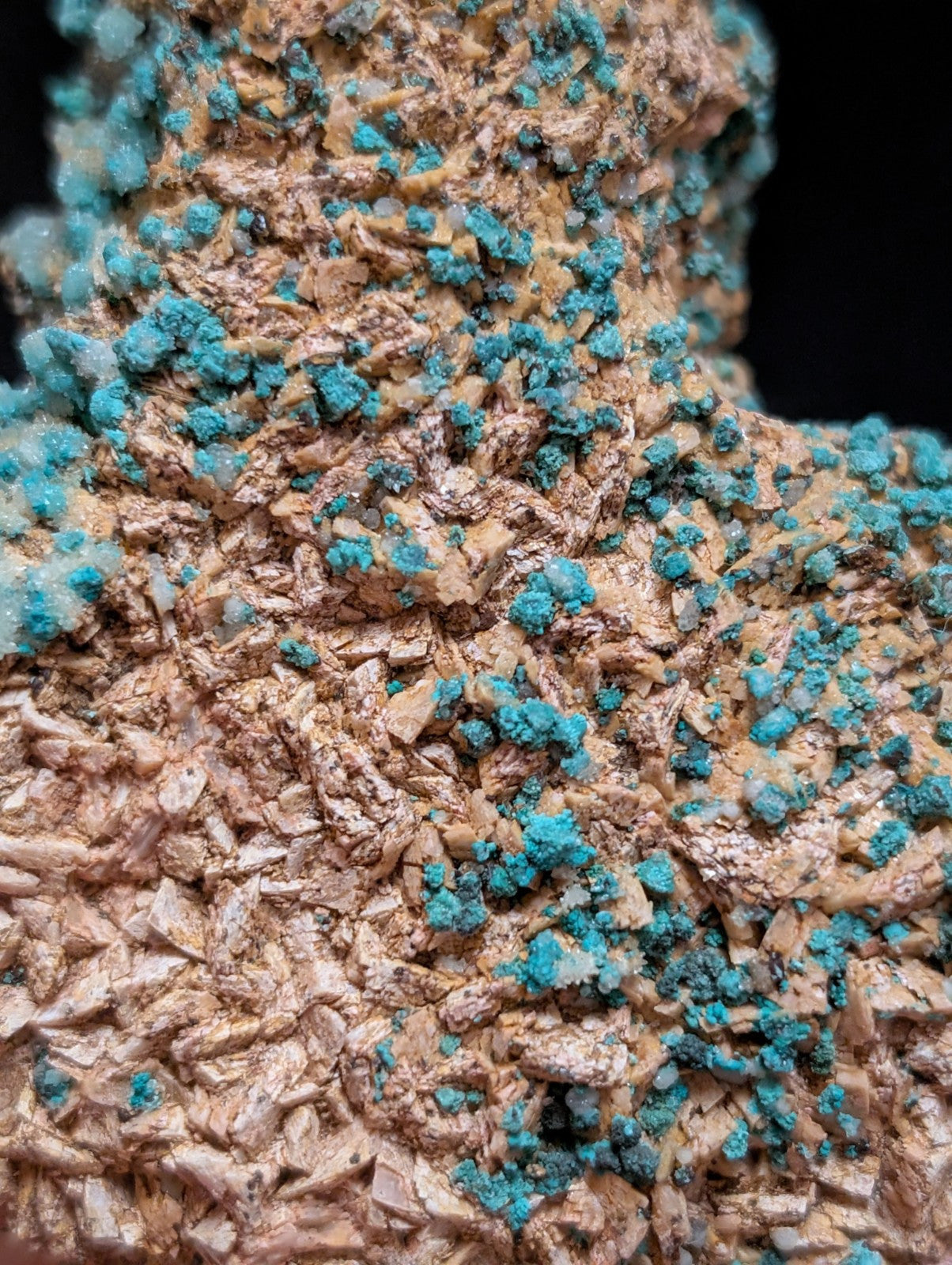 Very Rare, Aurichalcite and Selenite, Red Cloud Mine, Rush, Marion Co.  Arkansas