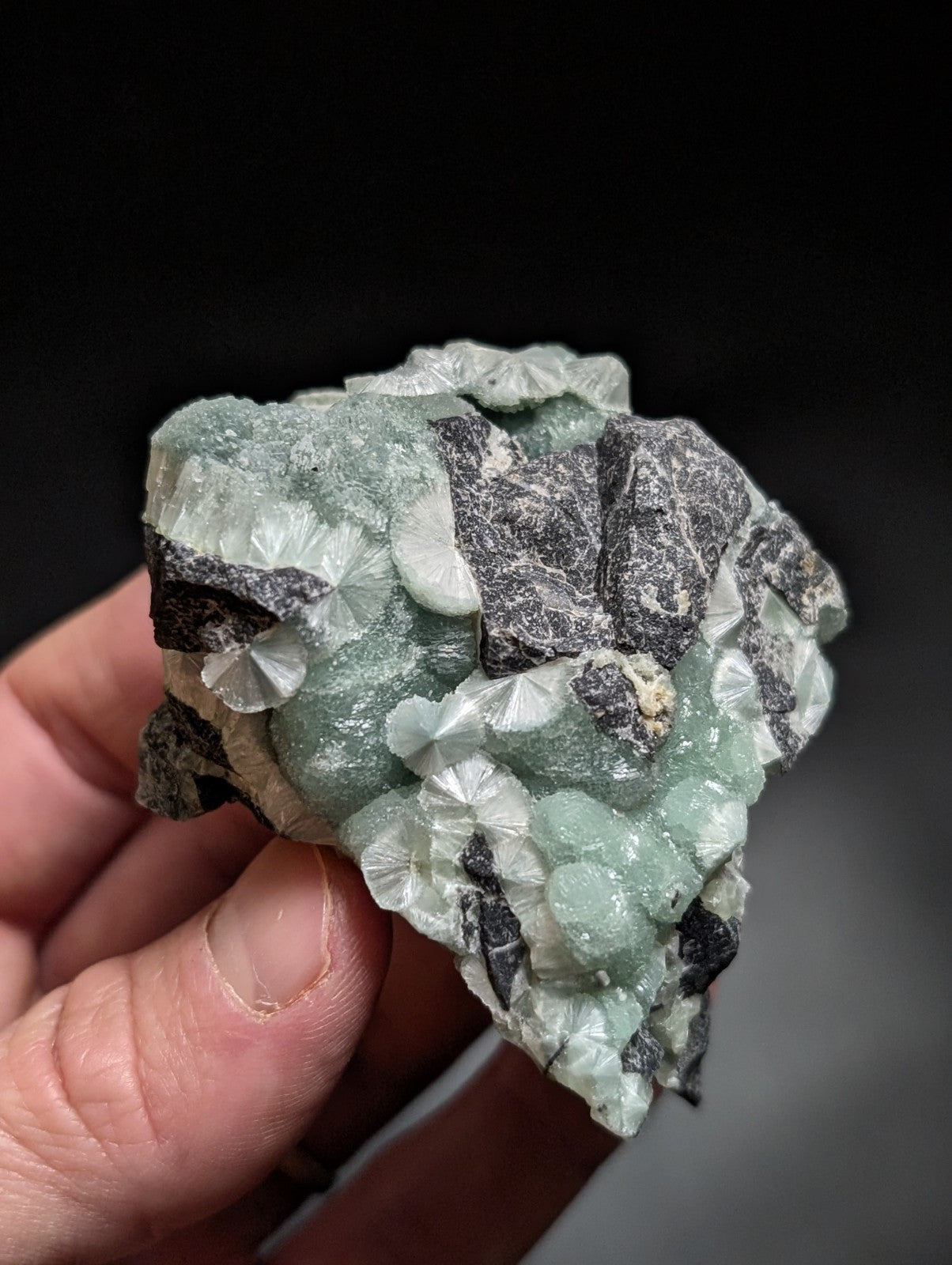 Wavellite -Old Stock - Mauldin Mountain, Arkansas, USA