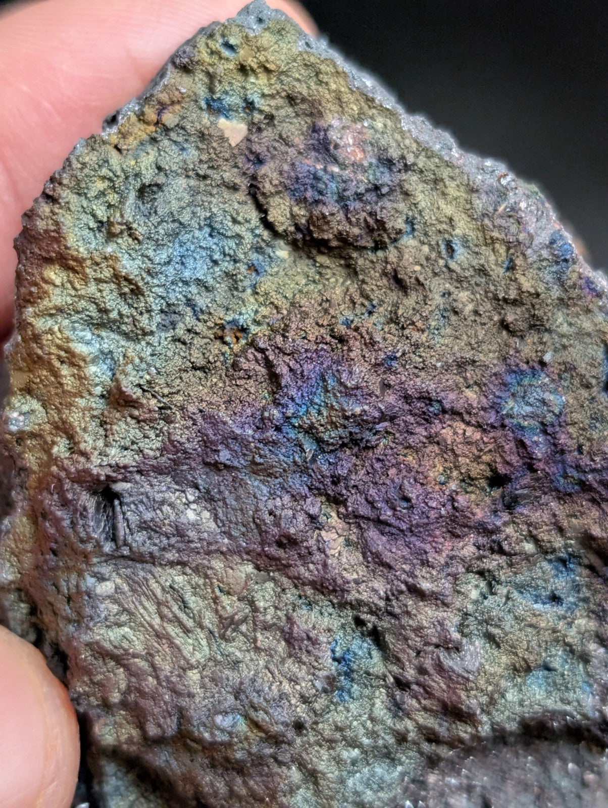 Set of 2 Turgites, Iridescent Hematite Specimens, Graves Mountain, Georgia, OOAK