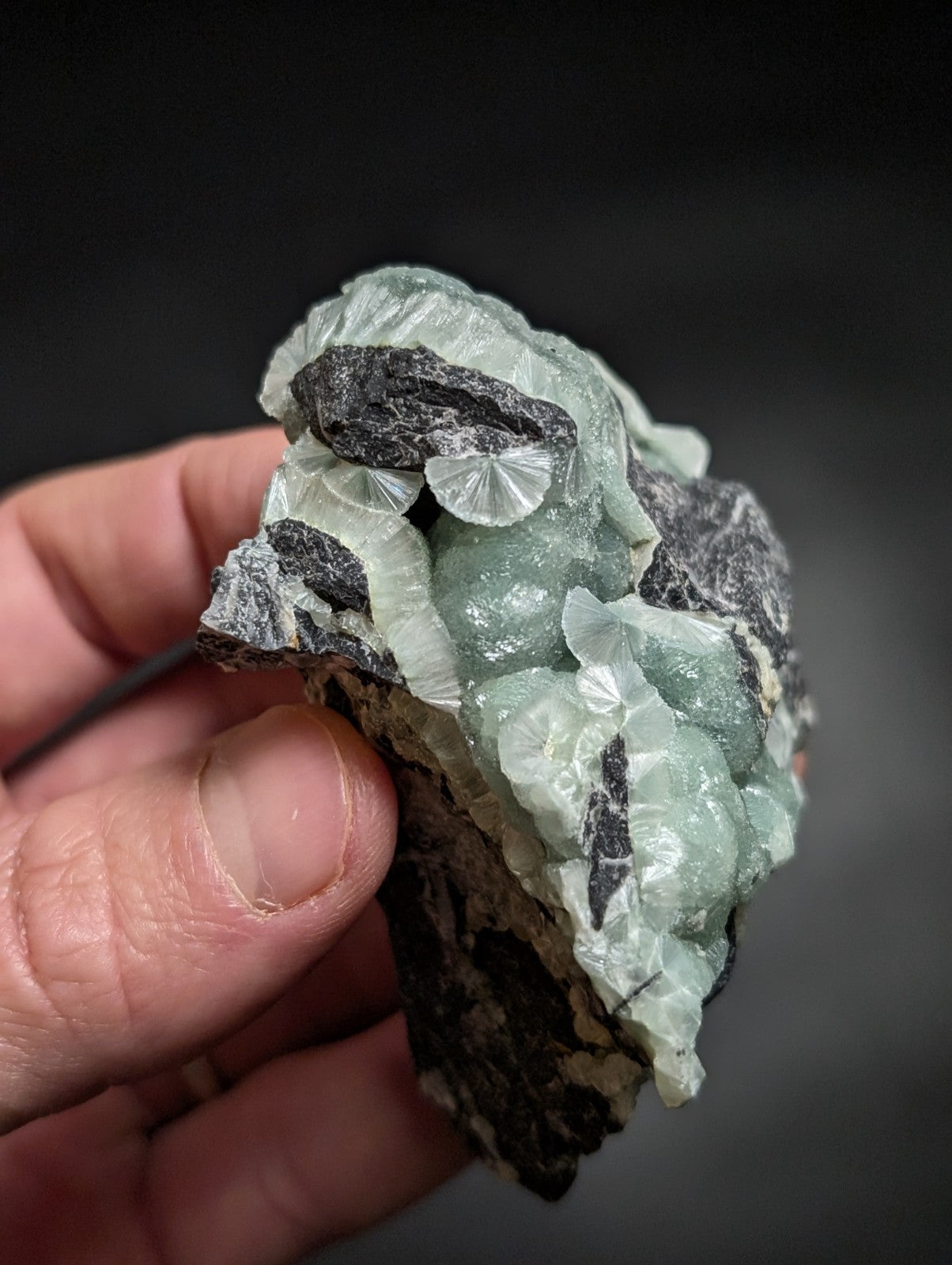 Wavellite -Old Stock - Mauldin Mountain, Arkansas, USA