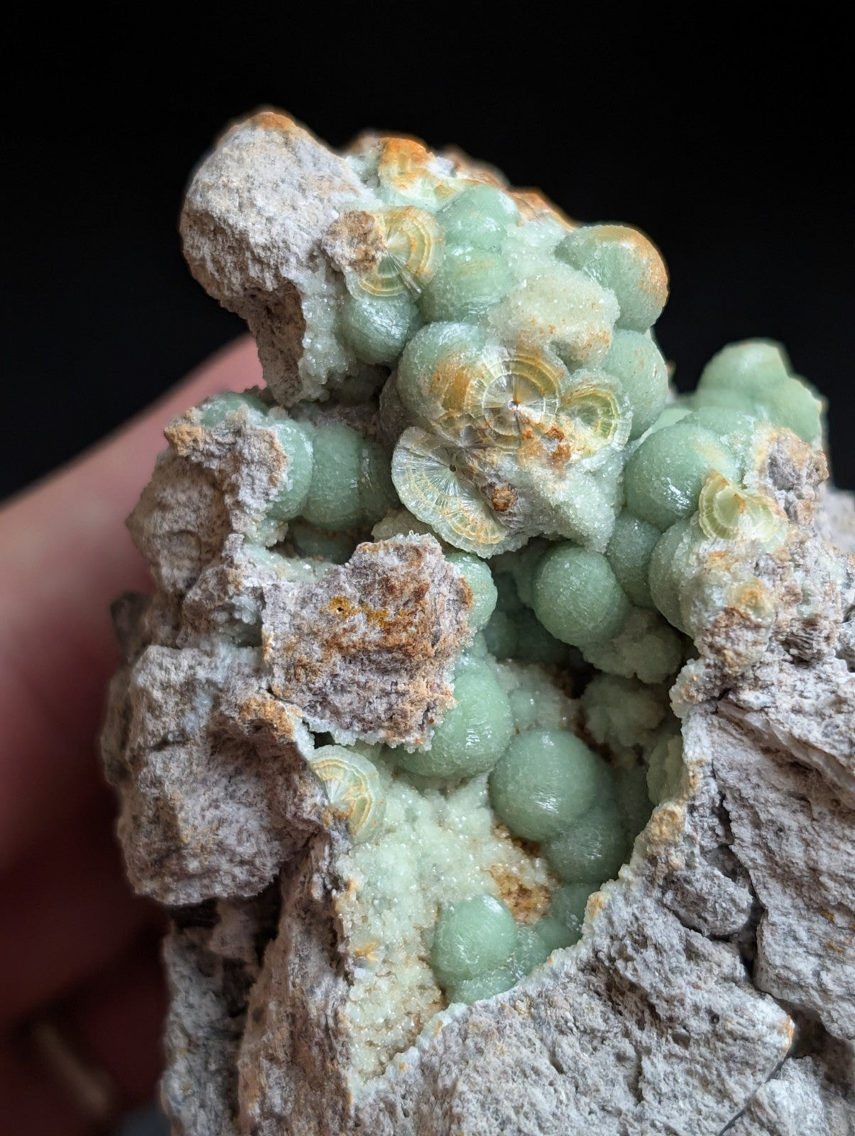 A+++ Wavellite, Vibrant Green -Old Stock - Mauldin Mountain, Arkansas, USA