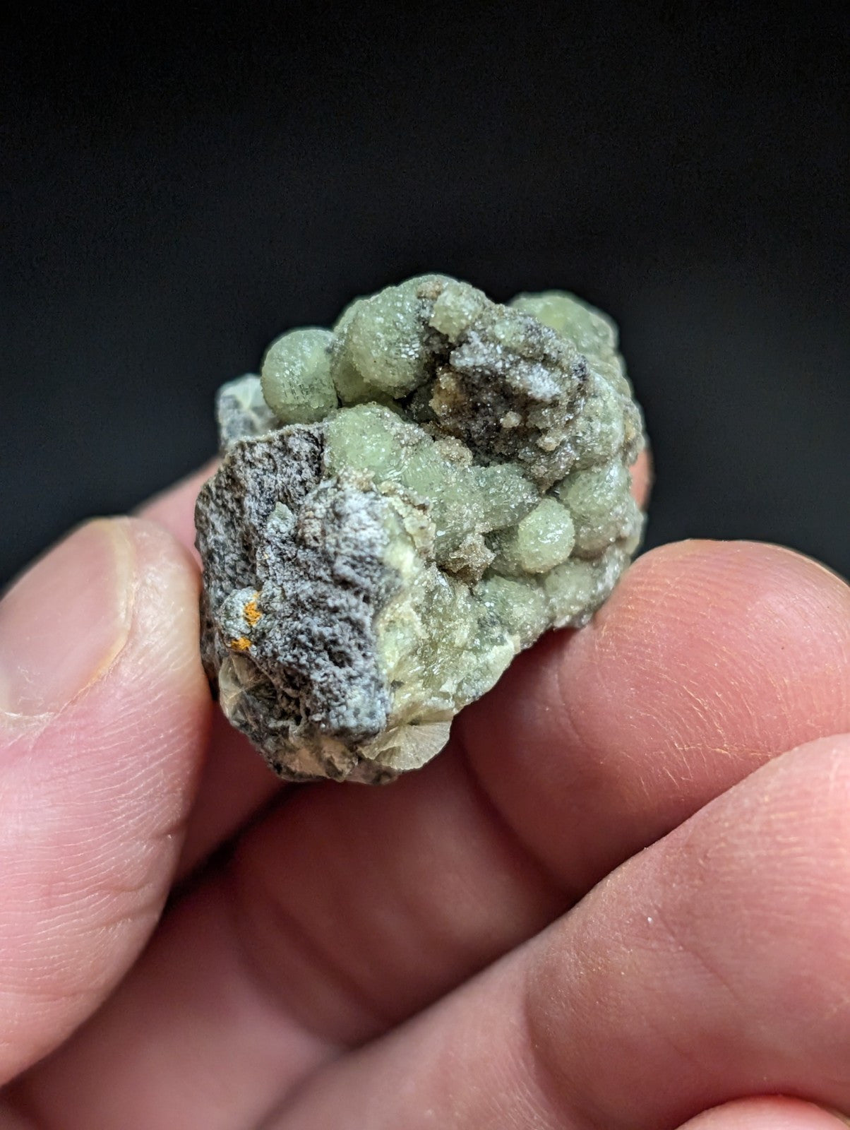 Wavellite w/ SiO2 Pseudomorphs, Mauldin Mountain, Montgomery Co. Arkansas, A++