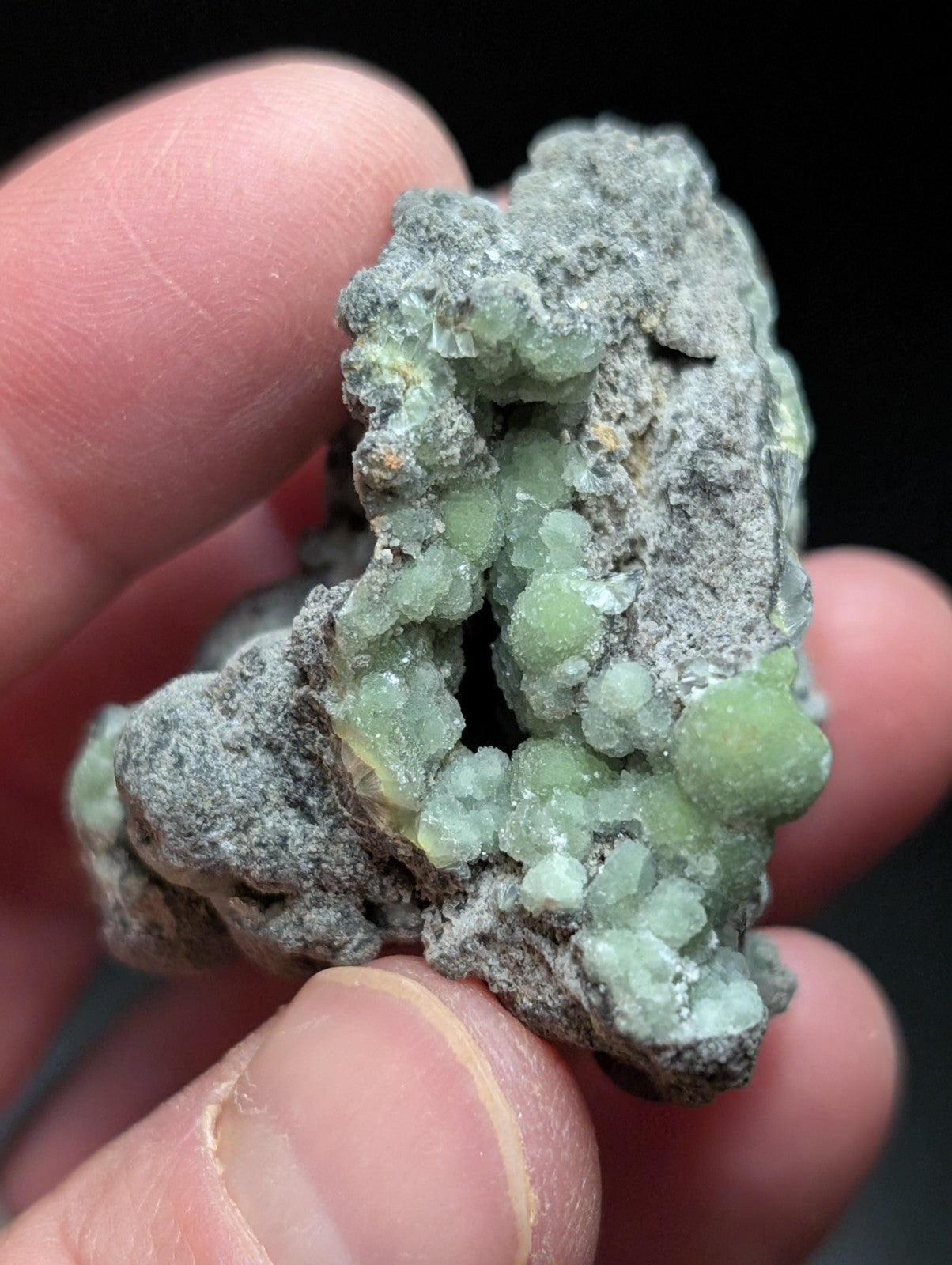 Wavellite w/ SiO2 Pseudomorphs , Mauldin Mountain, Montgomery Co. Arkansas, USA