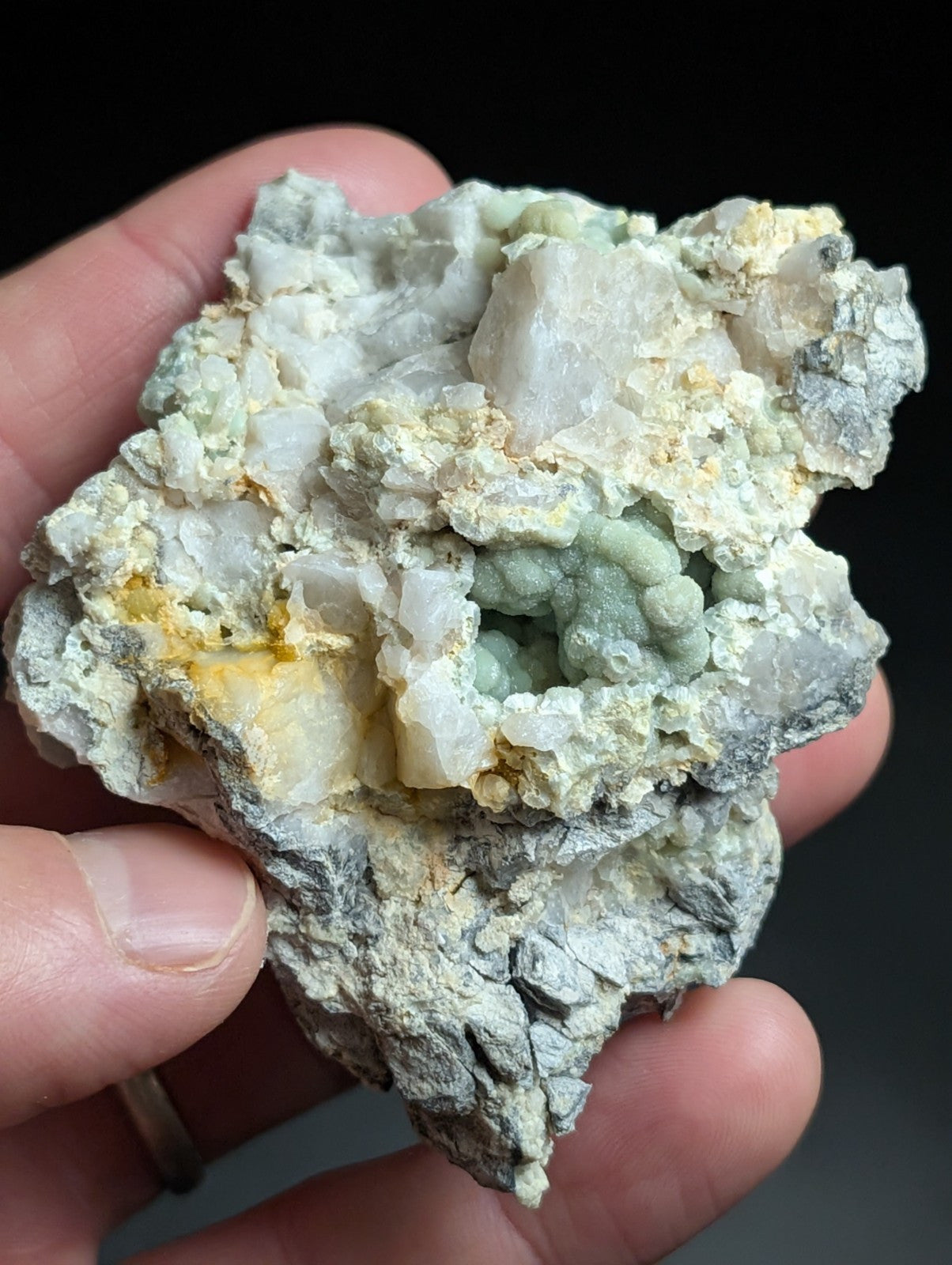 Green Wavellite - Old Stock - Mauldin Mountain, Arkansas, USA