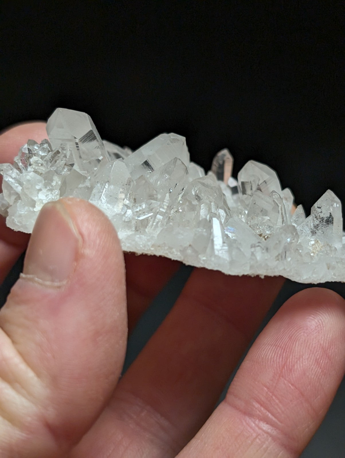 A+ Quartz Crystal Cluster, Old Stock, Montgomery County, Arkansas, ooak